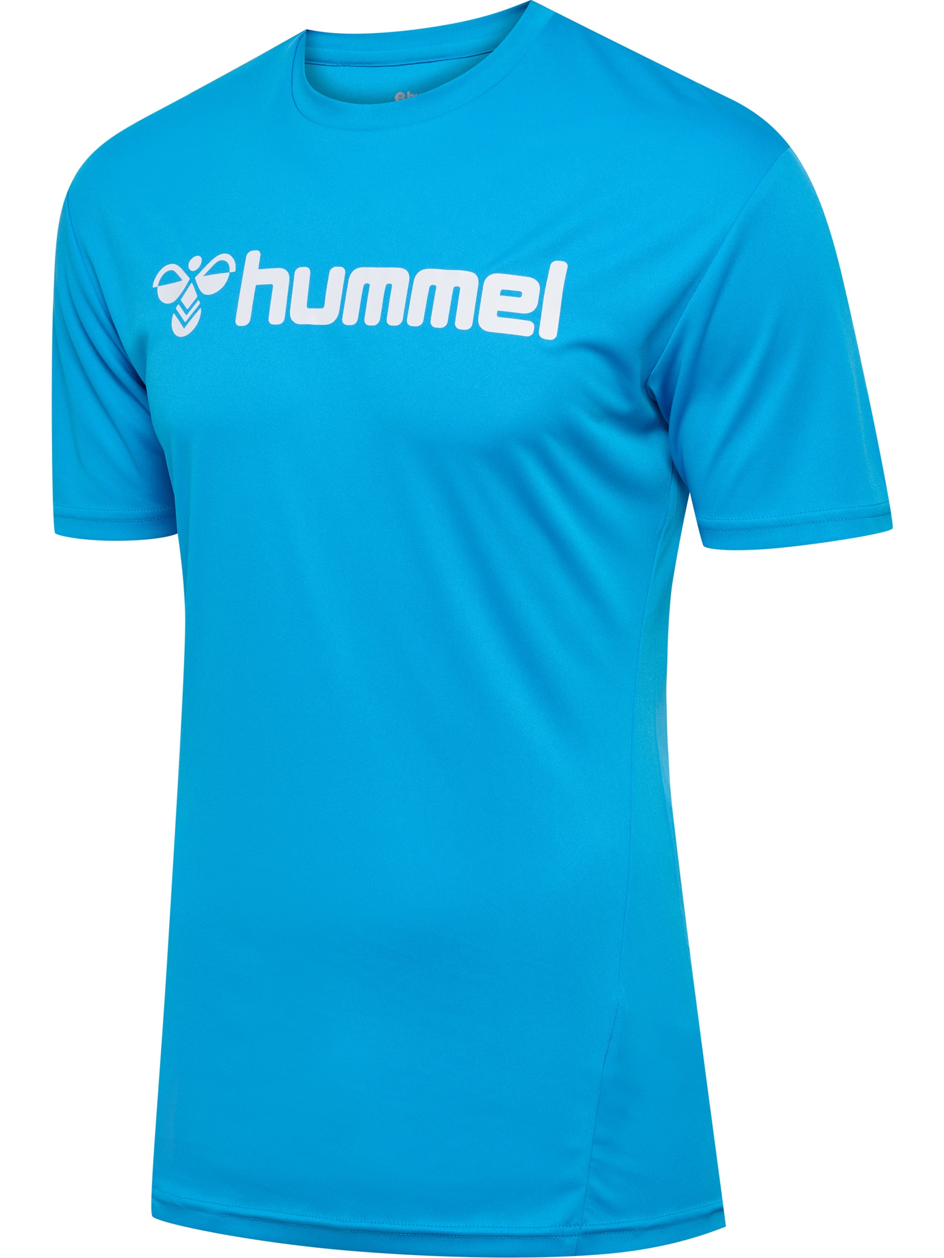 hummel Trainingsshirt »hmlLOGO JERSEY S/S« mit Rundhalsausschnitt, Kurzarm-Design, schnell trocknend