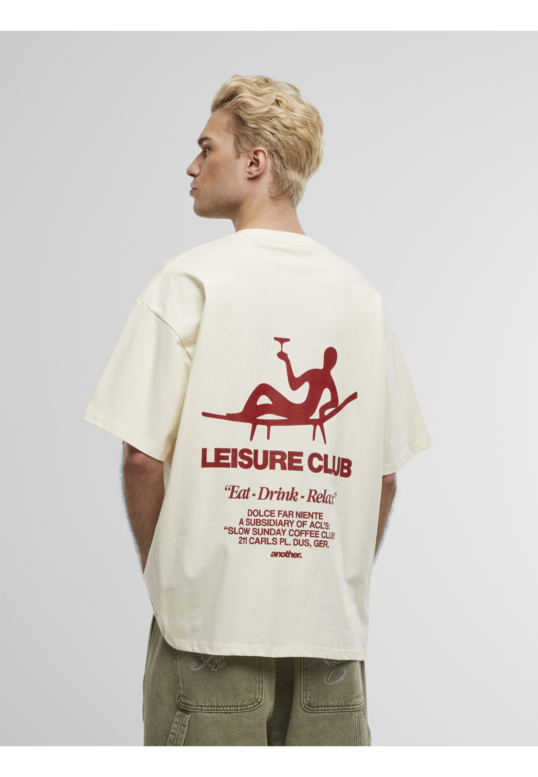 Another Cotton Lab T-Shirt »Another Cotton Lab Leisure Club Oversized Tshirt« 1
