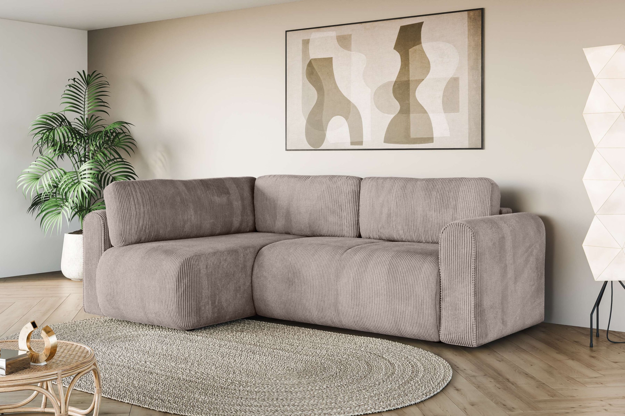 INOSIGN Ecksofa "Zacharia wahlweise Schlafsofa mit Bettkasten, B/T/H 250/16 günstig online kaufen