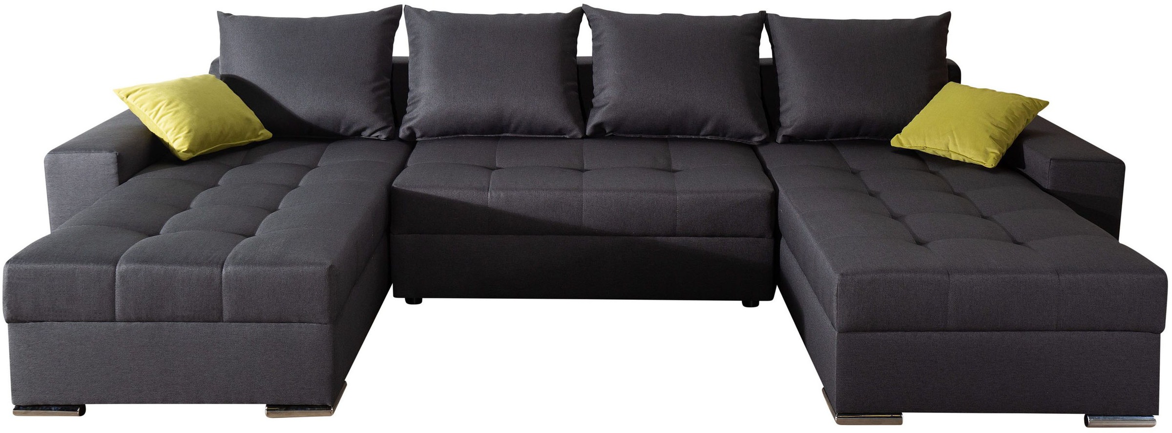 COLLECTION AB Wohnlandschaft "XL-Josy U-Form, Breite 313 cm, Flachgewebe, S günstig online kaufen