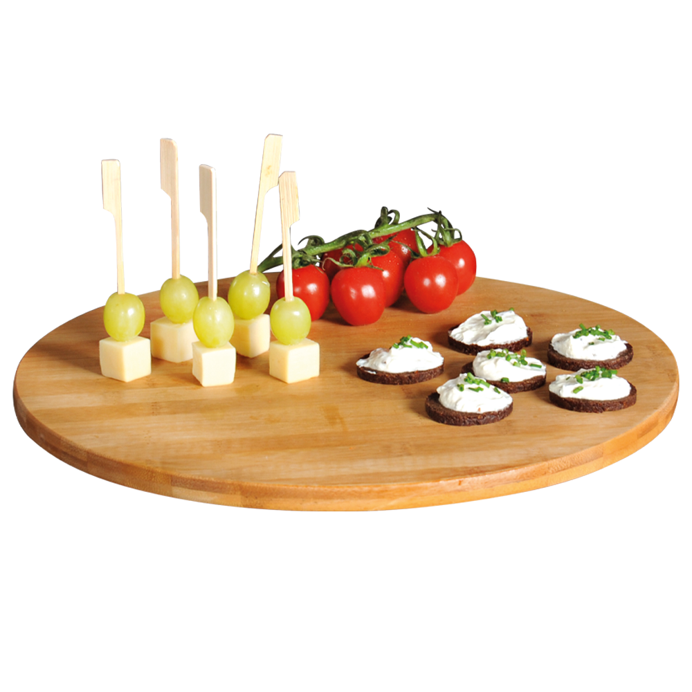 KESPER® Servierbrett »Dreh- und Servierplatte, Bambus, FSC« zum Drehen