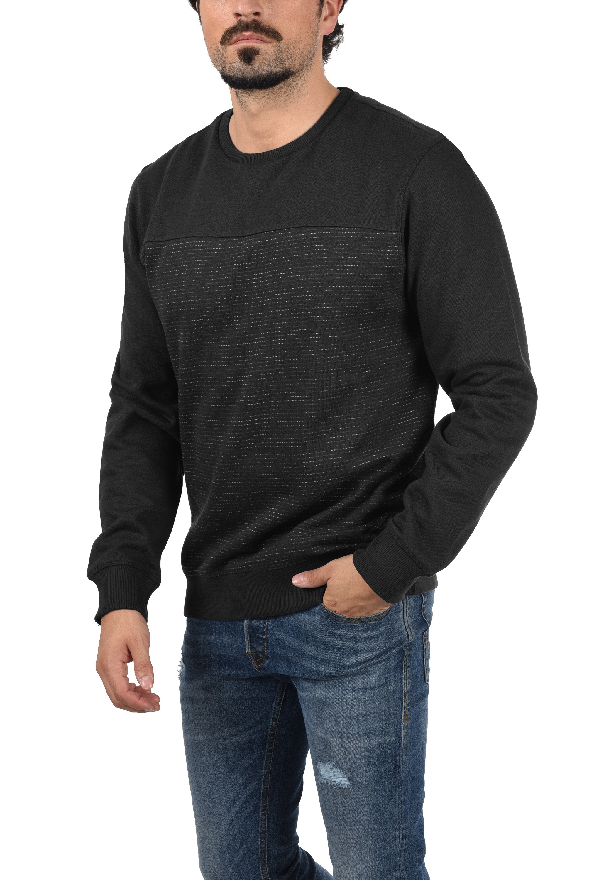 Blend Longpullover "BHTok", Klassisches Sweatshirt mit Rundhalsausschnitt günstig online kaufen