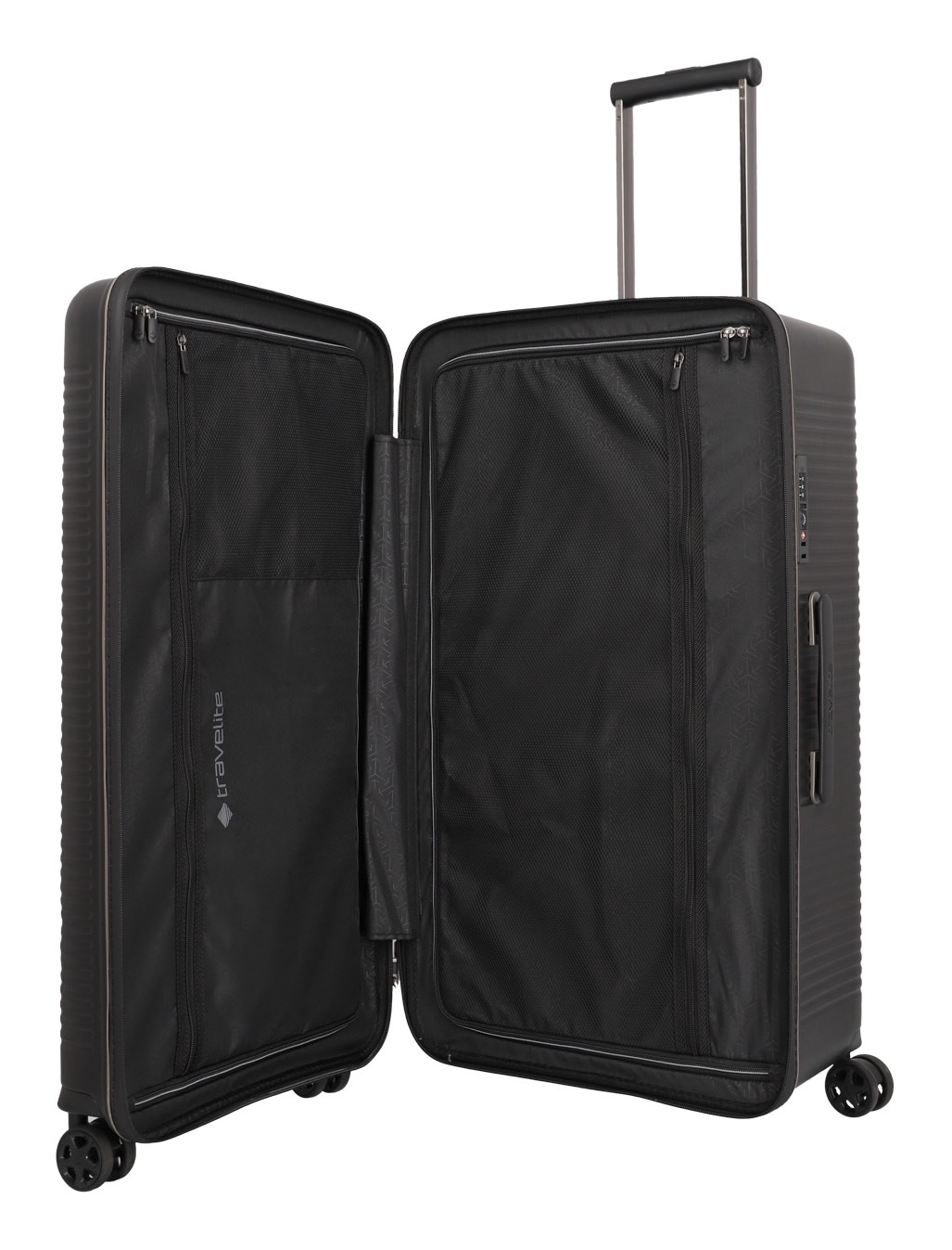 travelite Hartschalen-Trolley »ROOMER Trunk, in zwei Größen und verschiedenen Farben«, 4 Rollen, Reisegepäck Hartschalen-Koffer TSA-Schloss Trunk Trolley M und L