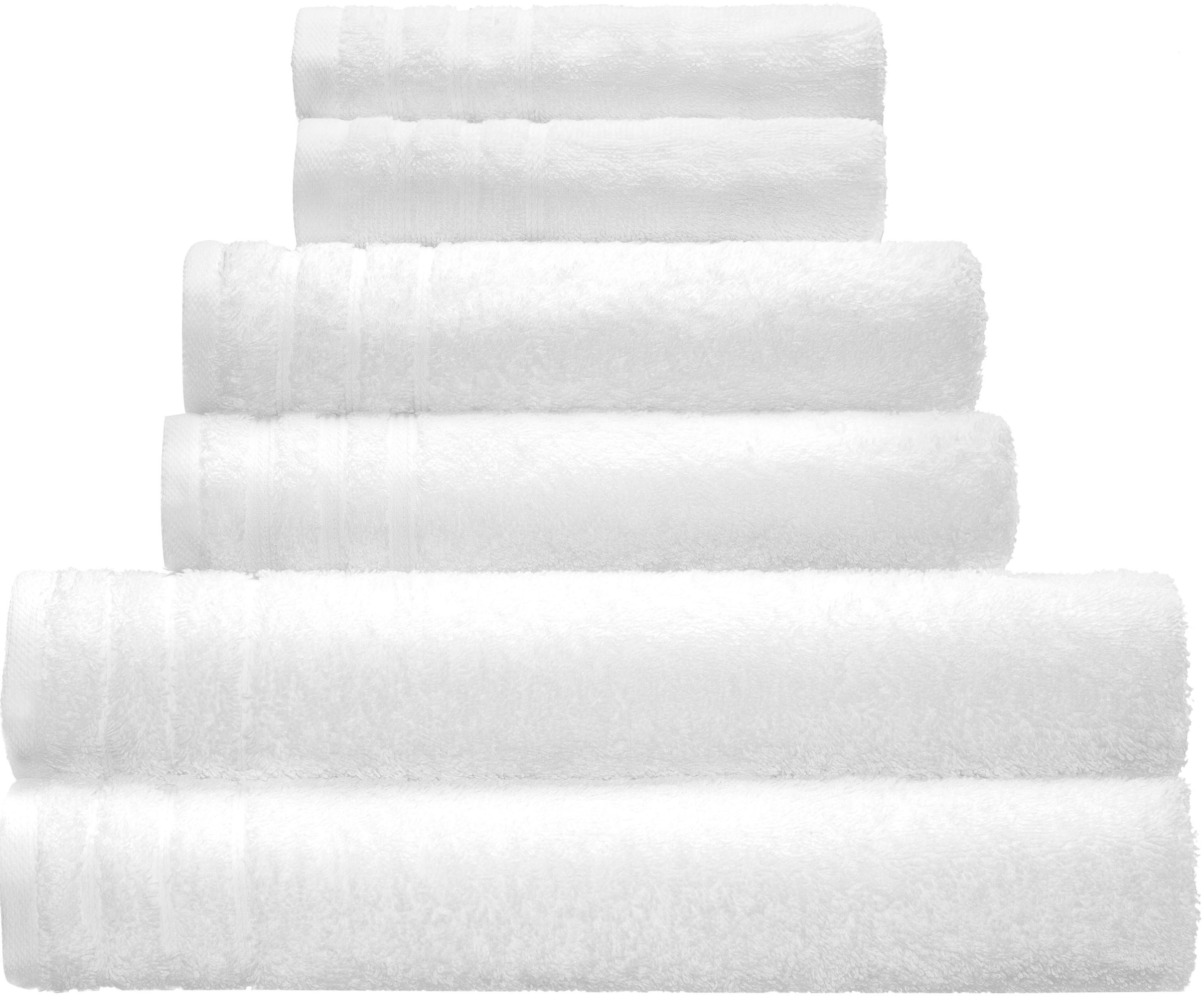 Kleine Wolke Handtücher »Royal, 1 Stück (50/100 cm)«, (1 St., Handtuch 50 x 100 cm), Uni Farben, mit Bordüre, weich, auch in verschiedenen Sets erhältlich