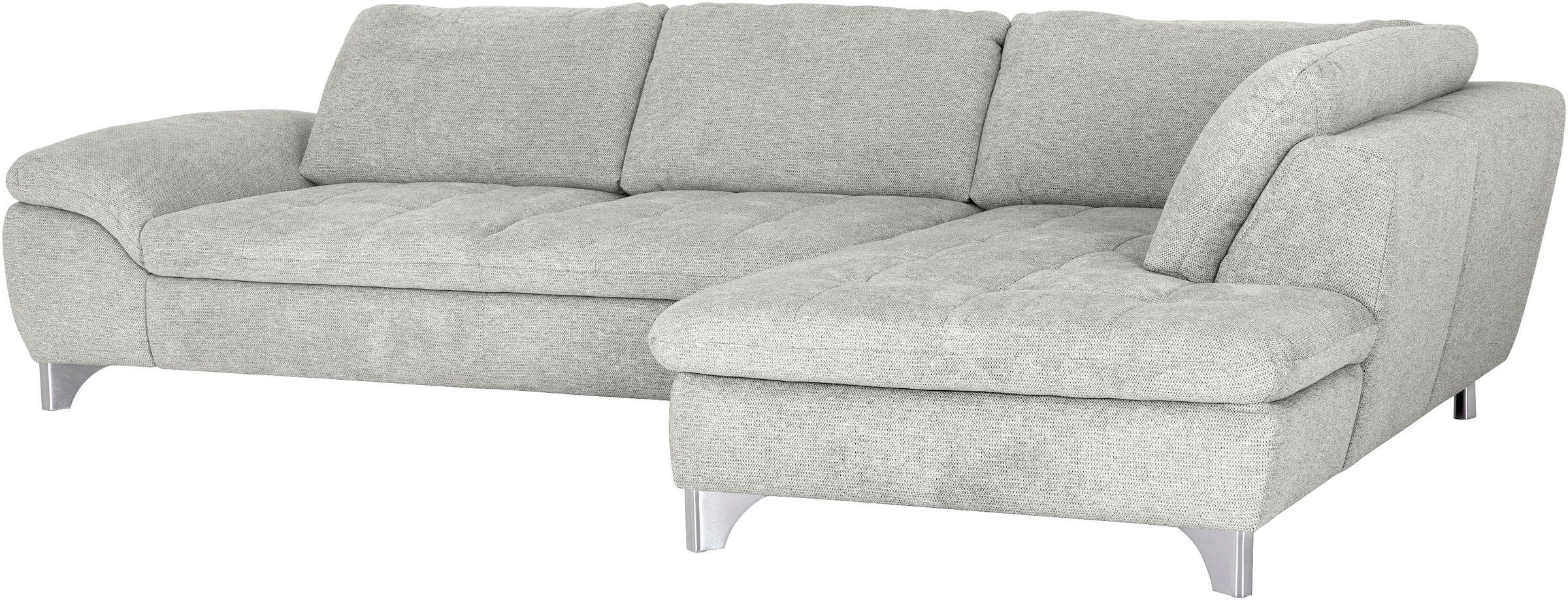 Die PlanBar Ecksofa »MP-IN14007, Breite 306 cm« wahlweise mit Bettfunktion und verstellbaren Kopfstützen