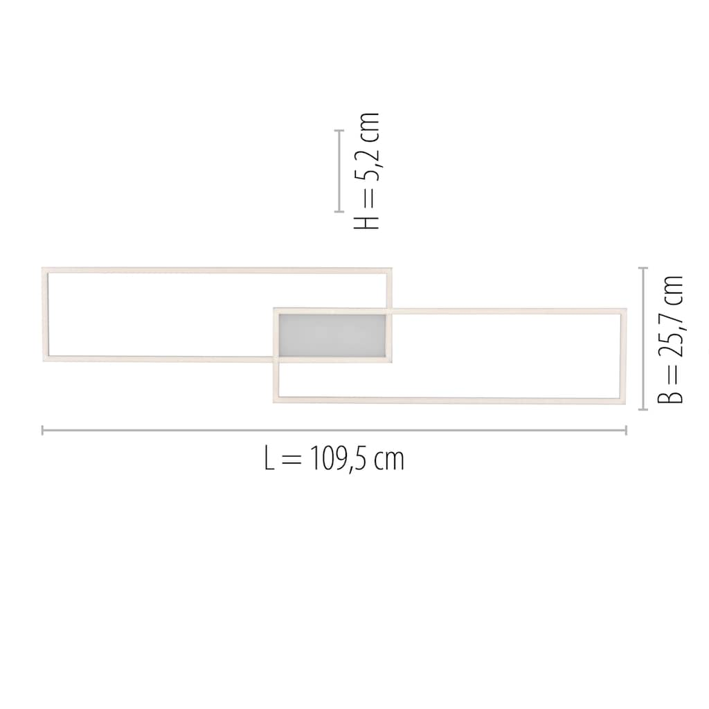 JUST LIGHT Deckenleuchte »ASMIN«, 3 flammig-flammig