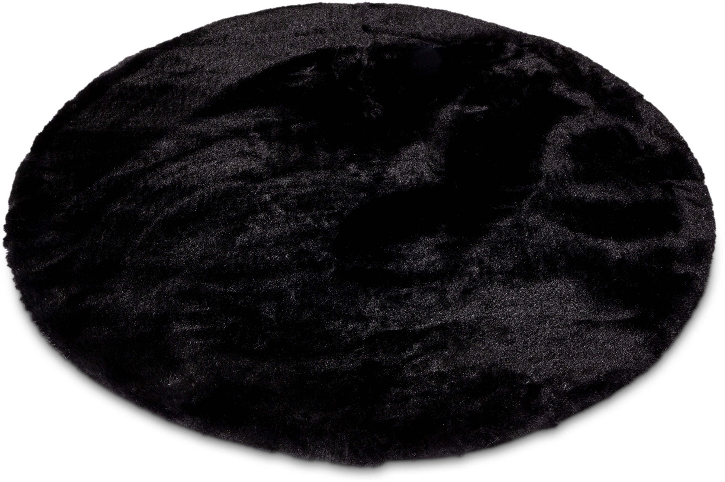 OTTO home Fellteppich "Guidel" rund 30 mm Höhe Kunstfell, Kuschelteppich, U günstig online kaufen