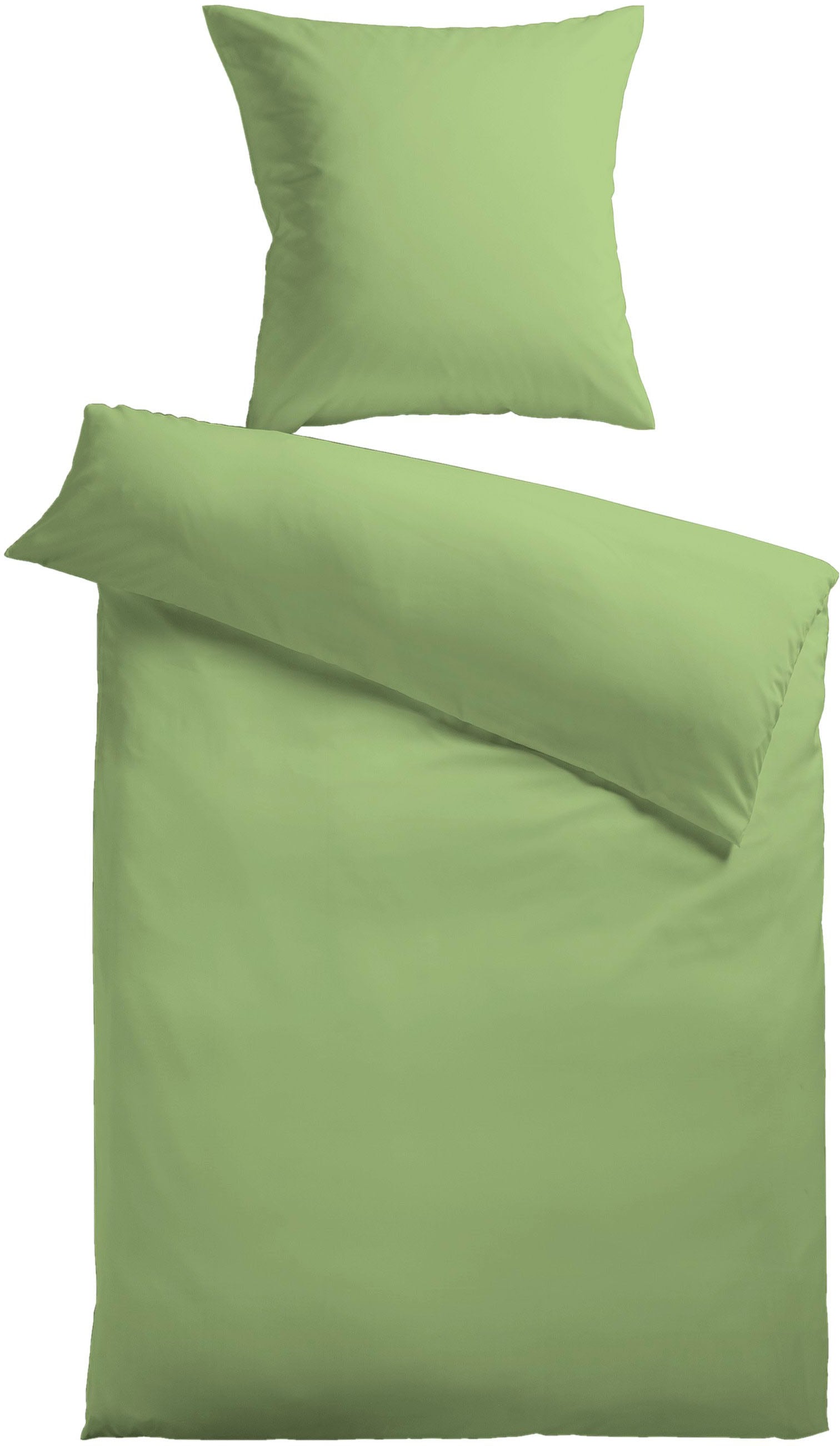 KiNZLER Bettwäsche "Mikrofaser Fleece" 2 Stk. tlg. Uni Farben, angenehm war günstig online kaufen