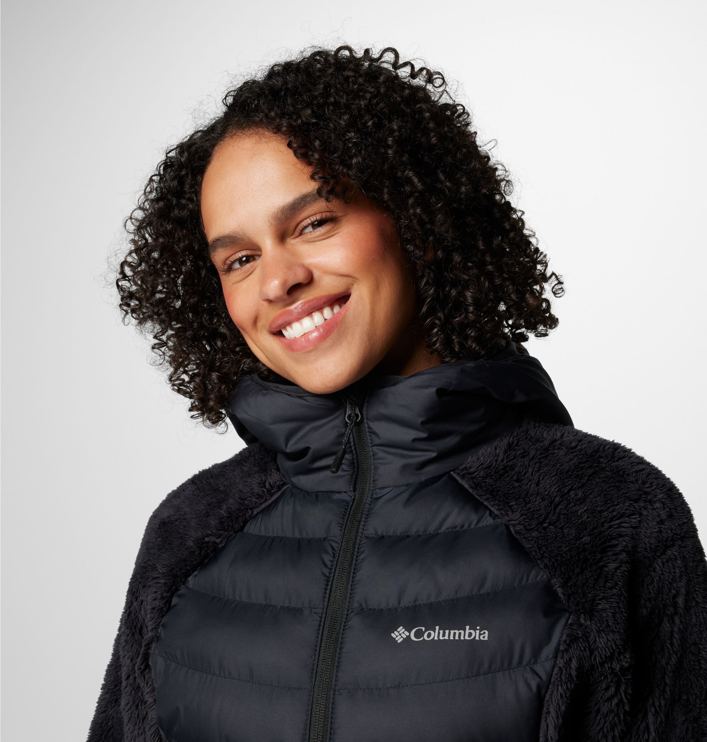 Columbia »Powder Lite™ II Sherpa Hybrid Jacket« mit Kapuze