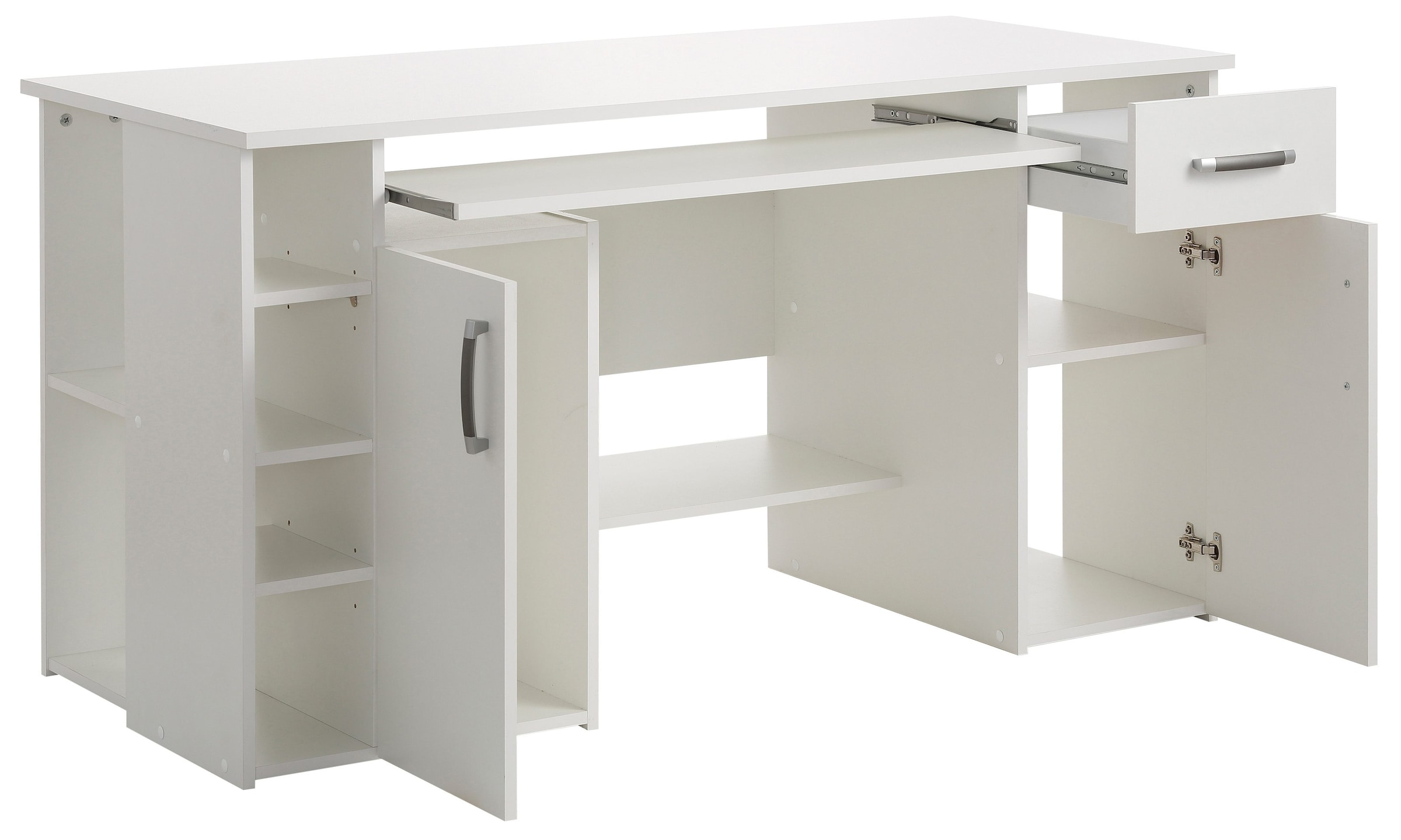 VOGL Möbelfabrik Schreibtisch »Tim«, mit 5 Made | in Tastaturauszug, BAUR kaufen Germany Fächern und