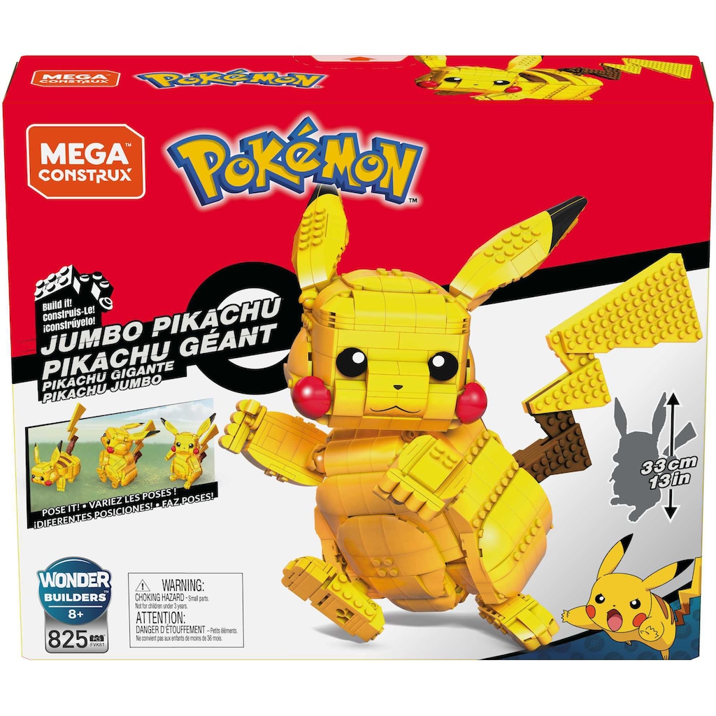 MEGA Spielfigur »Pokémon Jumbo Pikachu«, zum Zusammenbauen