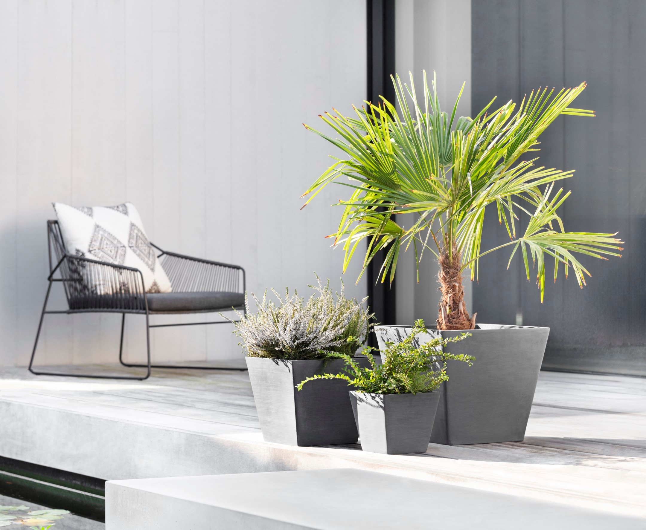 ECOPOTS Blumentopf »ROTTERDAM Grey«, BxTxH: 20x20x17,5 | BAUR cm bestellen