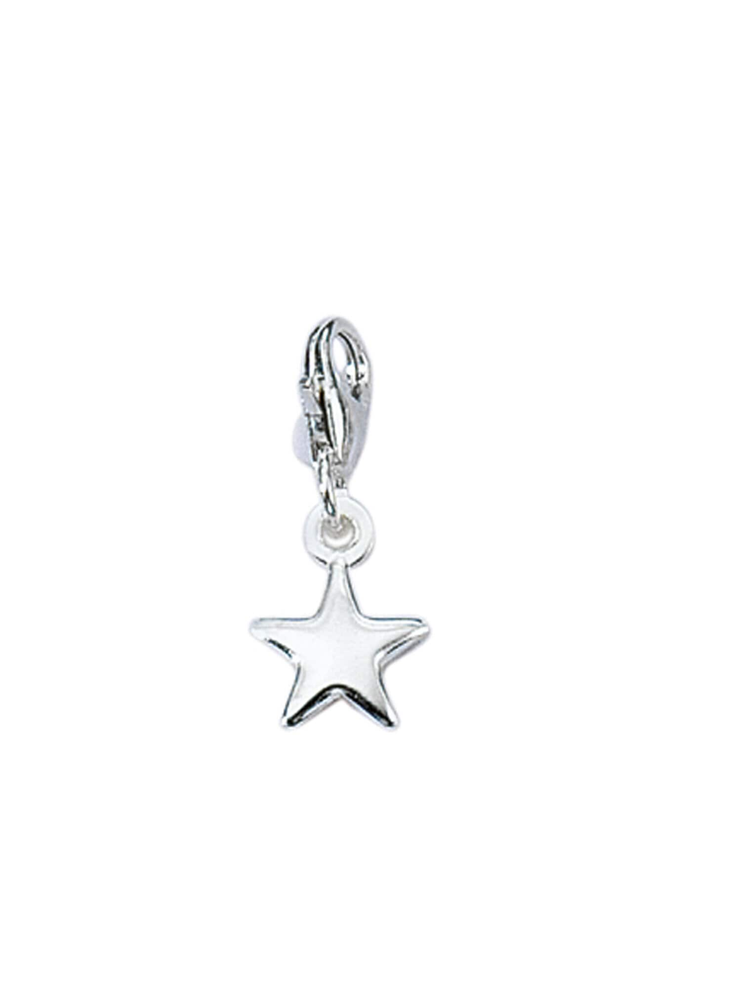 Charm-Einhänger »925 Silber Charms Anhänger Stern«, Silberschmuck für Damen