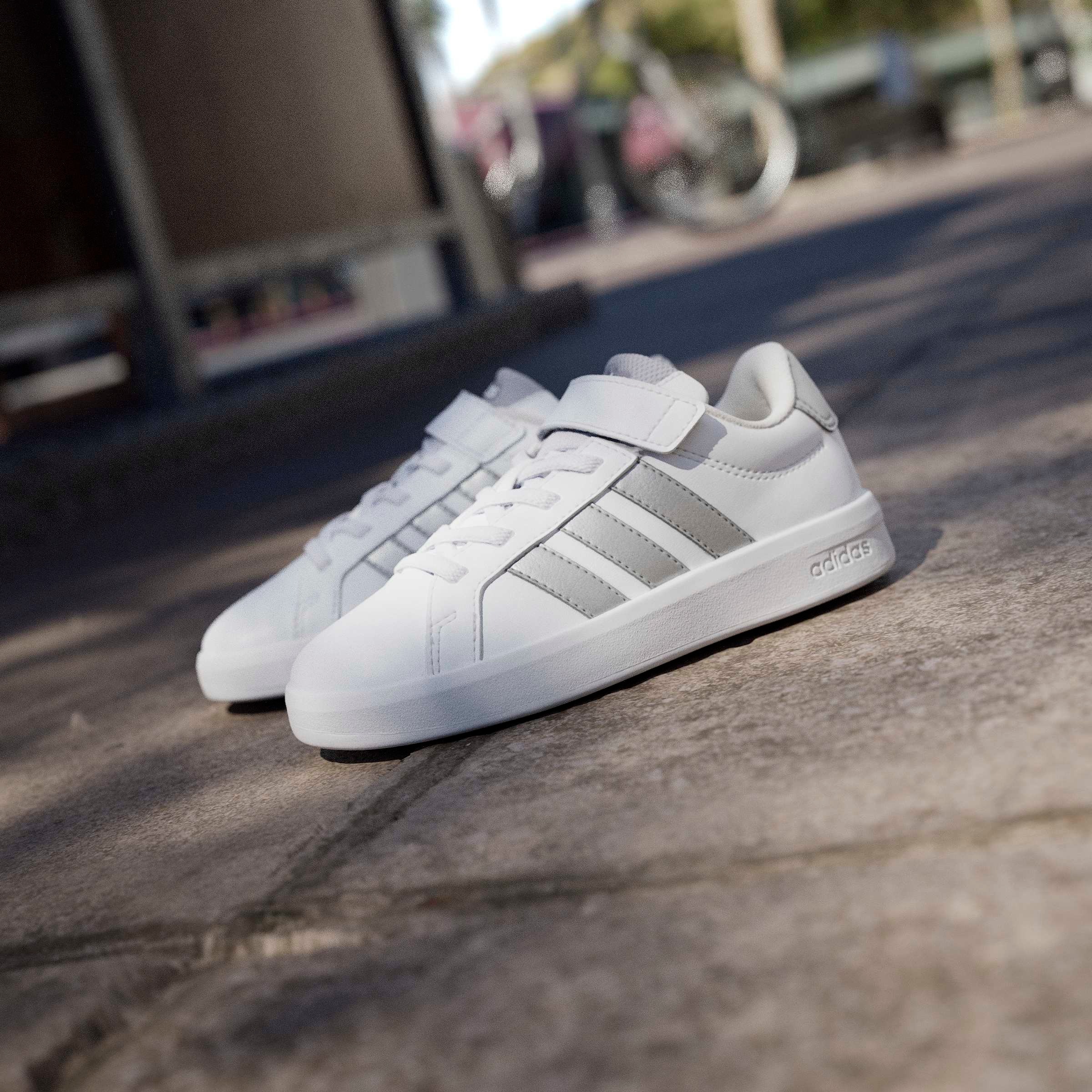 adidas Sportswear Sneaker »GRAND COURT 3.0 SCHUHE FÜR KINDER«  mit Klettverschluss, für Kinder