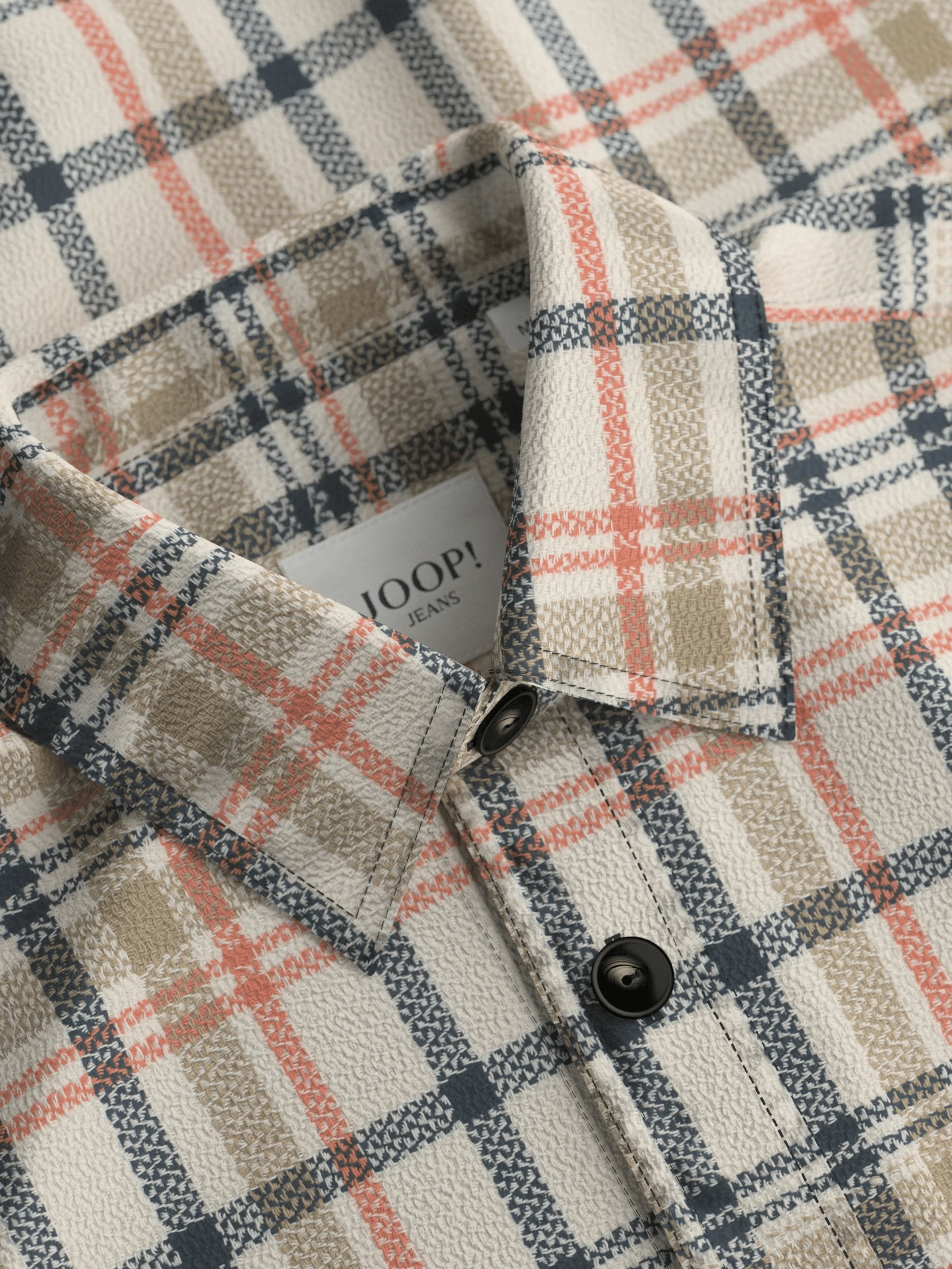 JOOP JEANS Harvi Long Sleeve Shirt Natural M 5