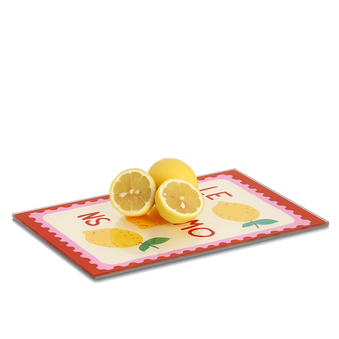 Zeller Present Schneidebrett »Glasschneideplatte, 3er-Set« "Italia", ca. 20x30 cm
