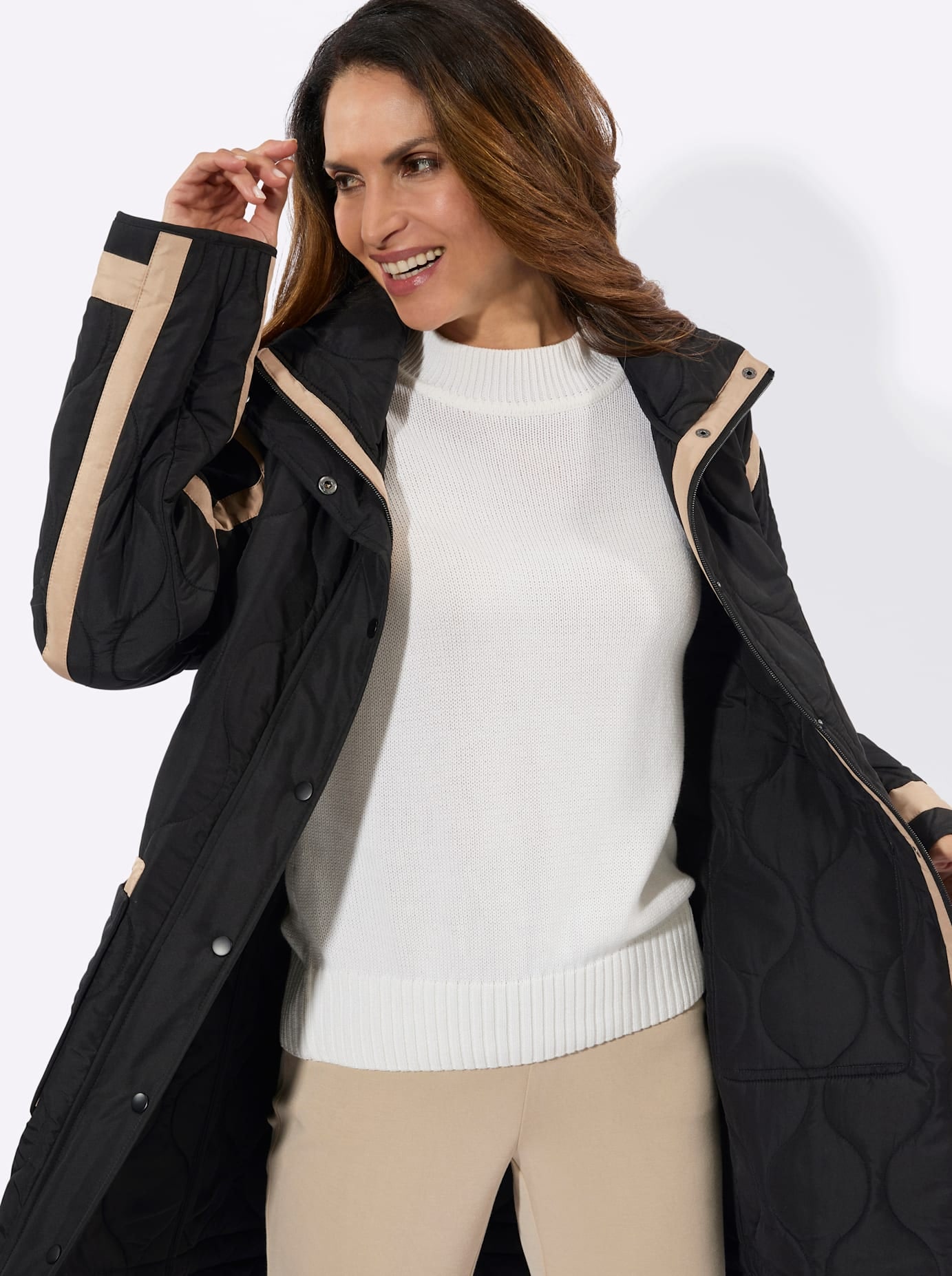 Inspirationen Steppjacke ohne Kapuze