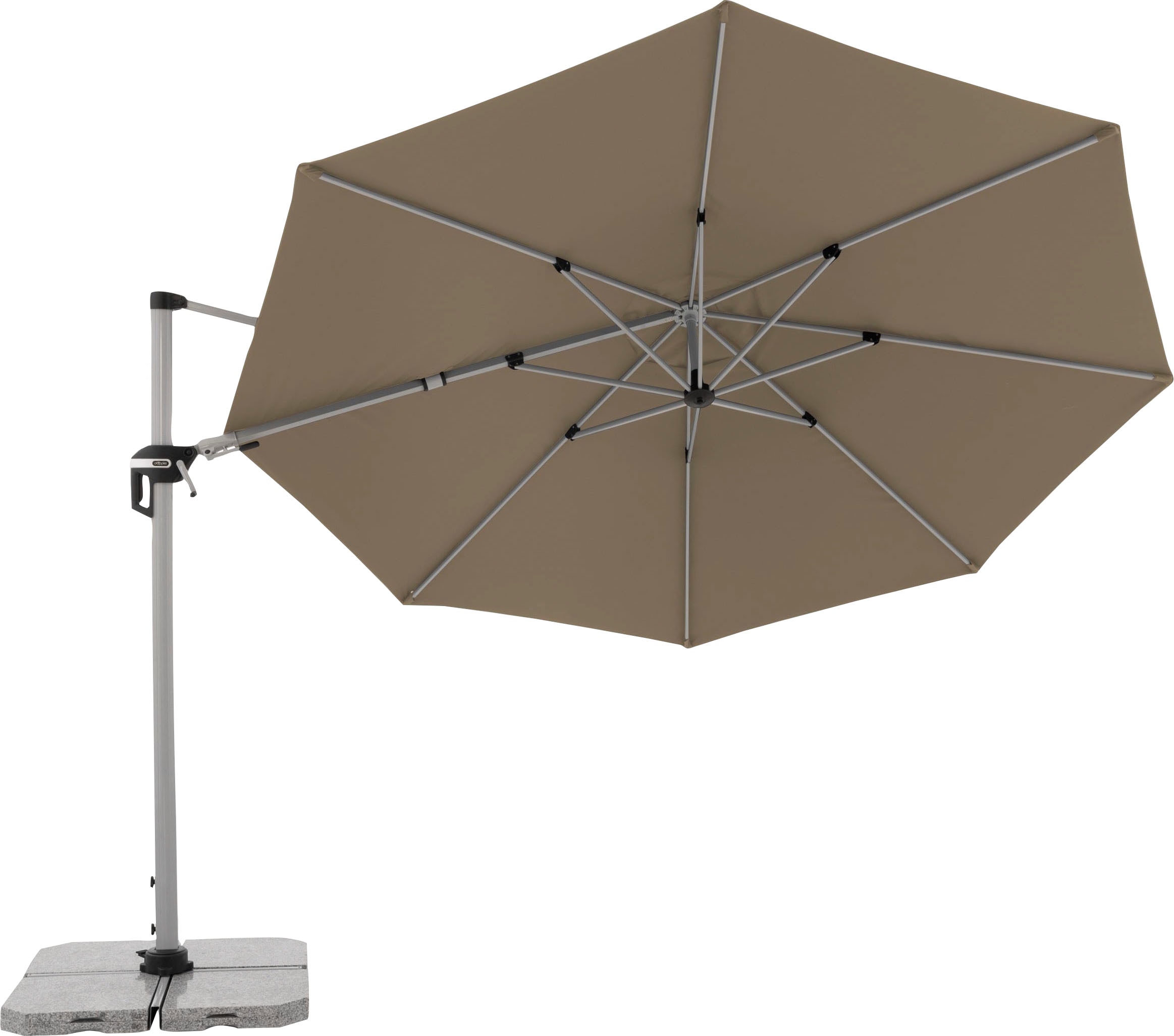 doppler® Ampelschirm, UV-beständig, um 360 Grad drehbar