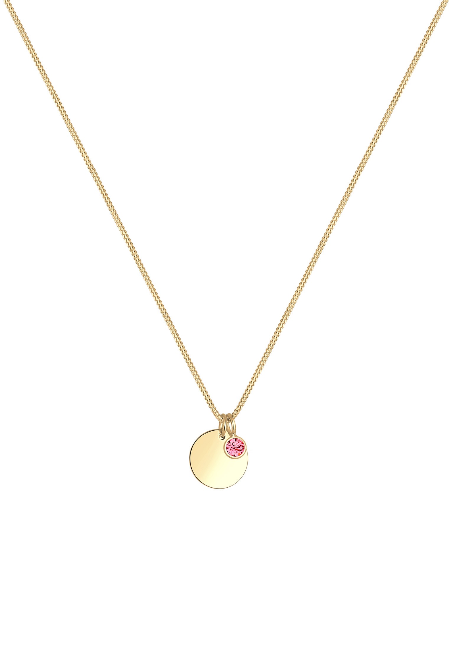 Elli Collierkettchen »Geburtsstein April 925 Silber, mit Kristallen von Swarovski®«