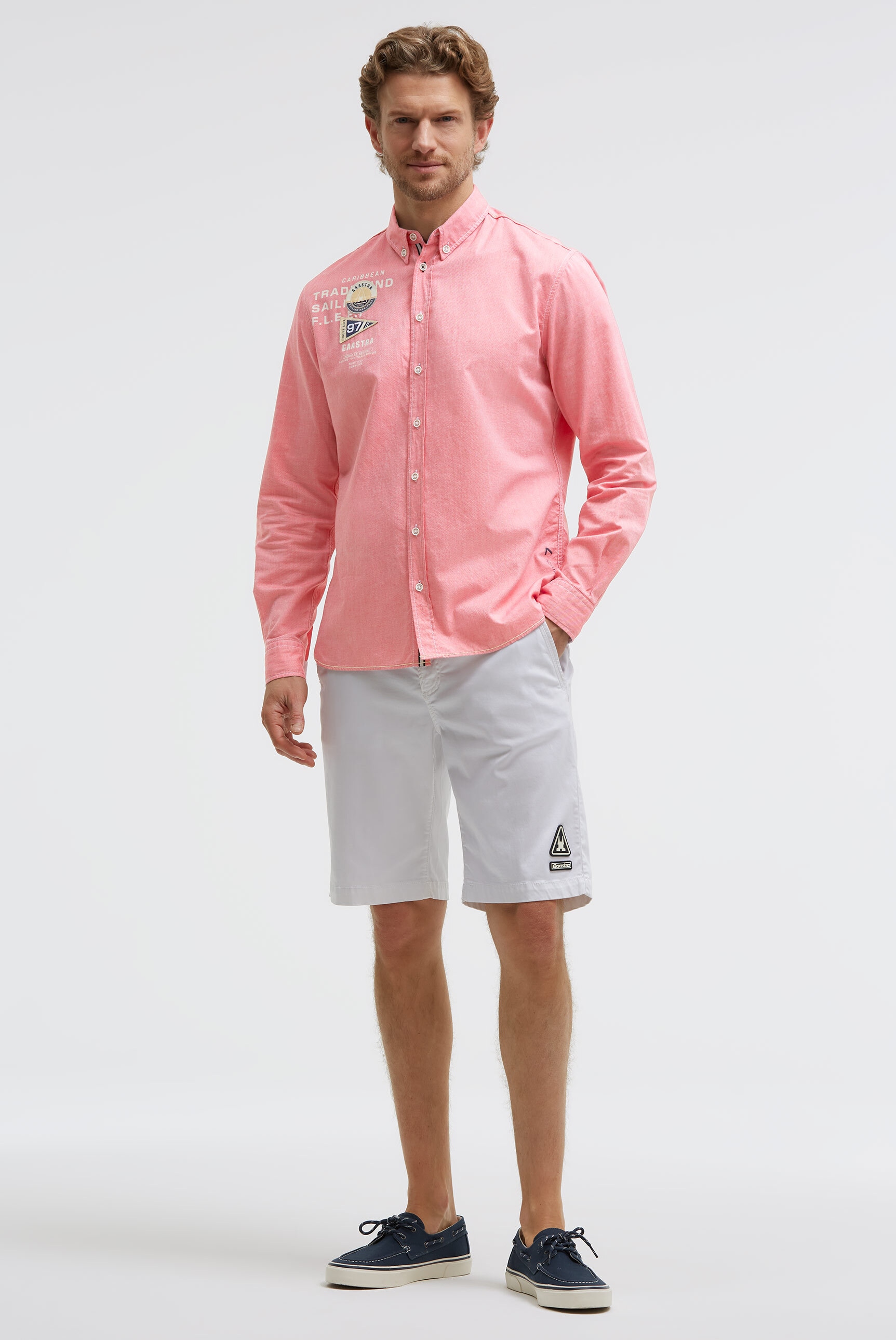 Gaastra Langarmhemd mit reflektierenden Tapes