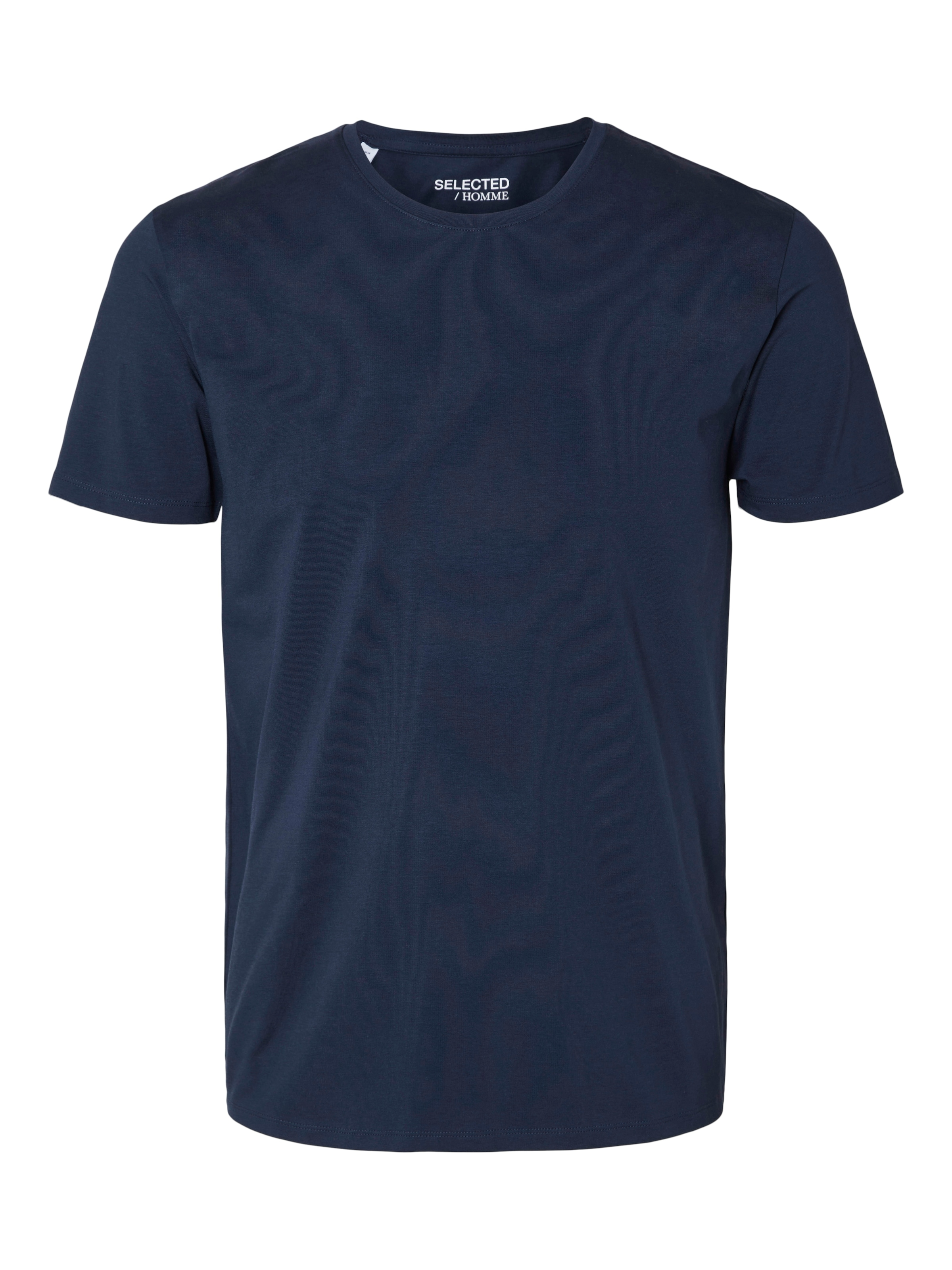 SELECTED Rundhalsshirt »SLHNEWPIMA SS O-NECK TEE NOOS«