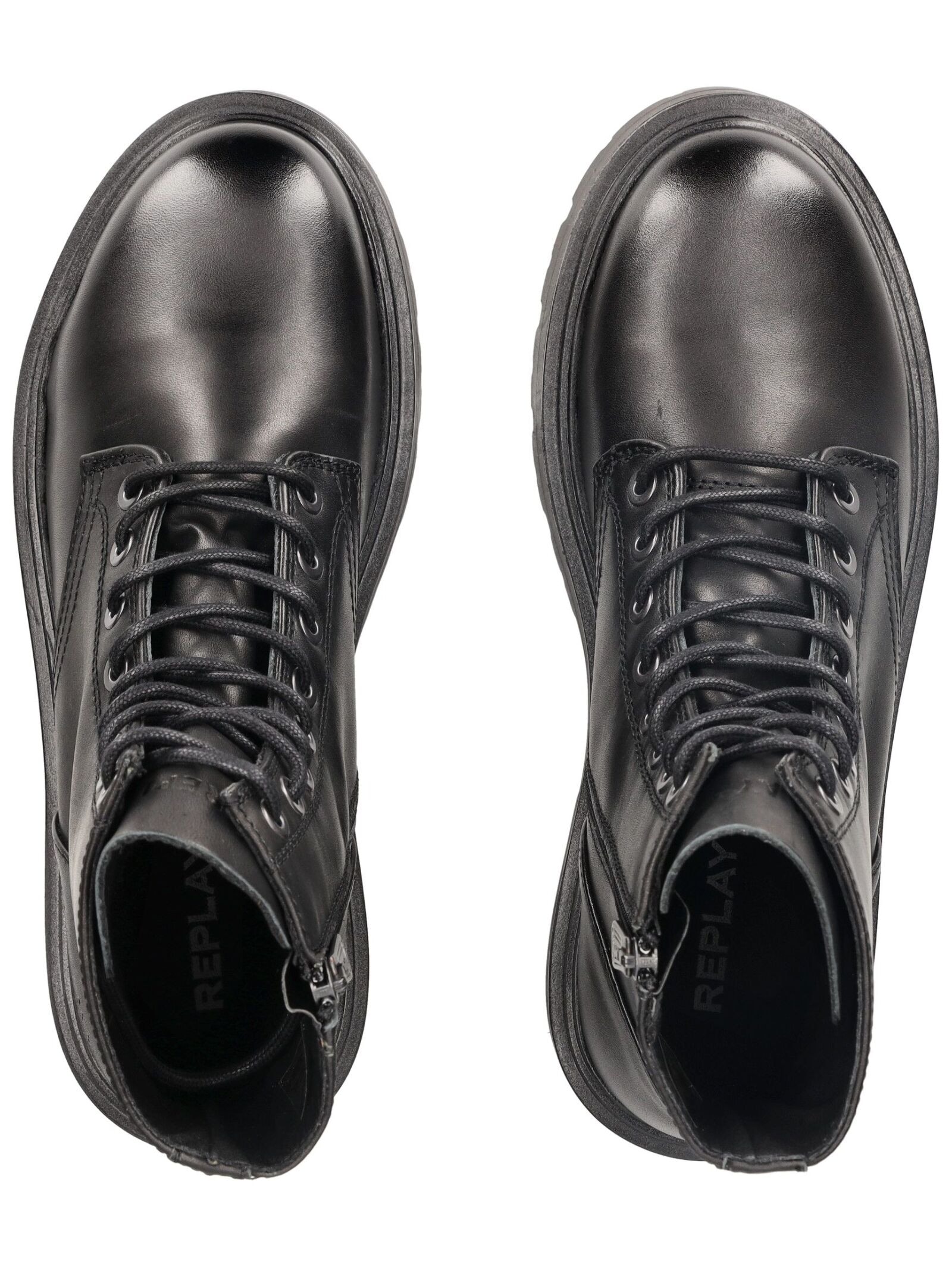 Replay Schnürstiefelette »Replay Stiefelette Leder«