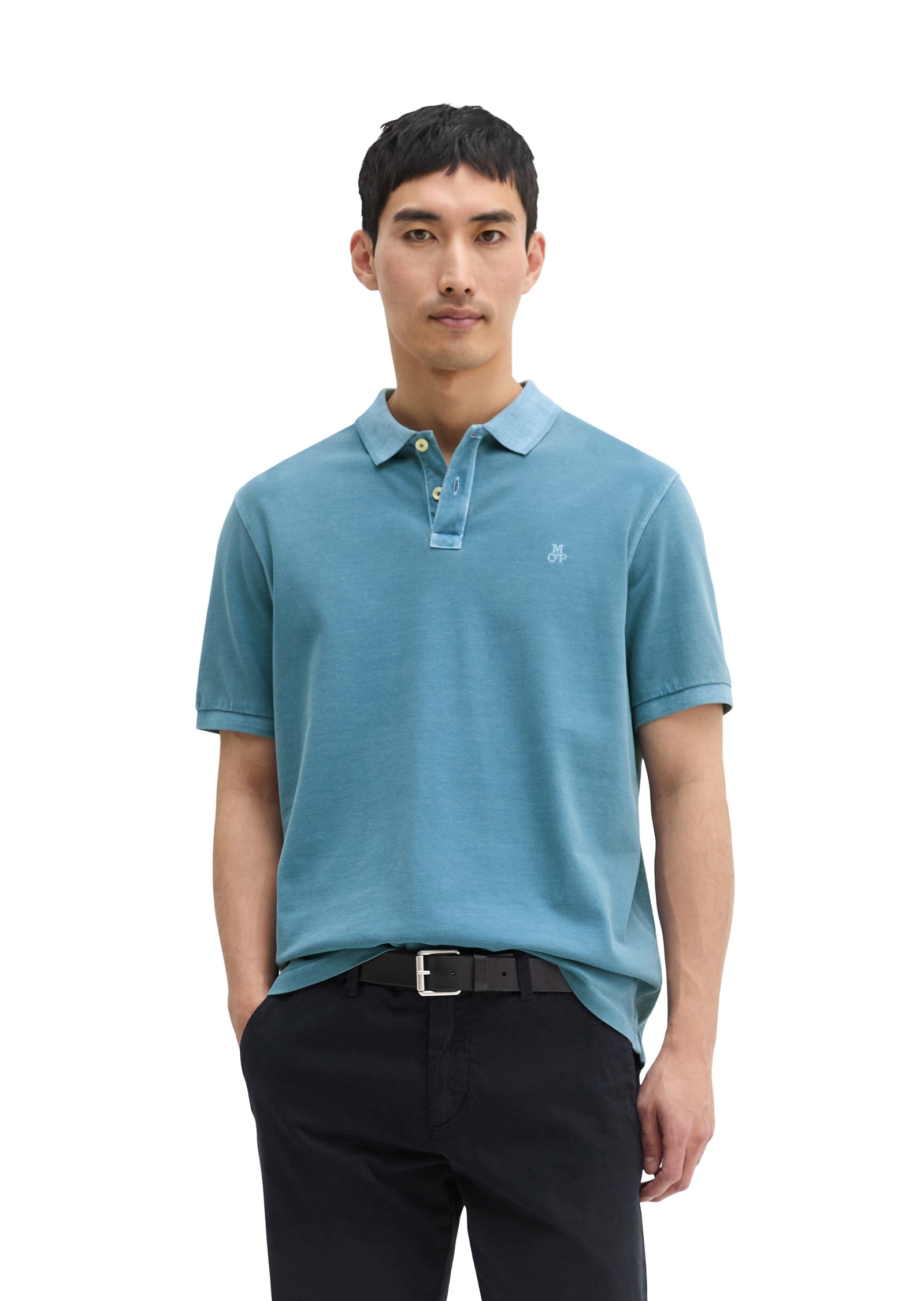 Marc OPolo Poloshirt "aus Bio-Baumwolle" günstig online kaufen