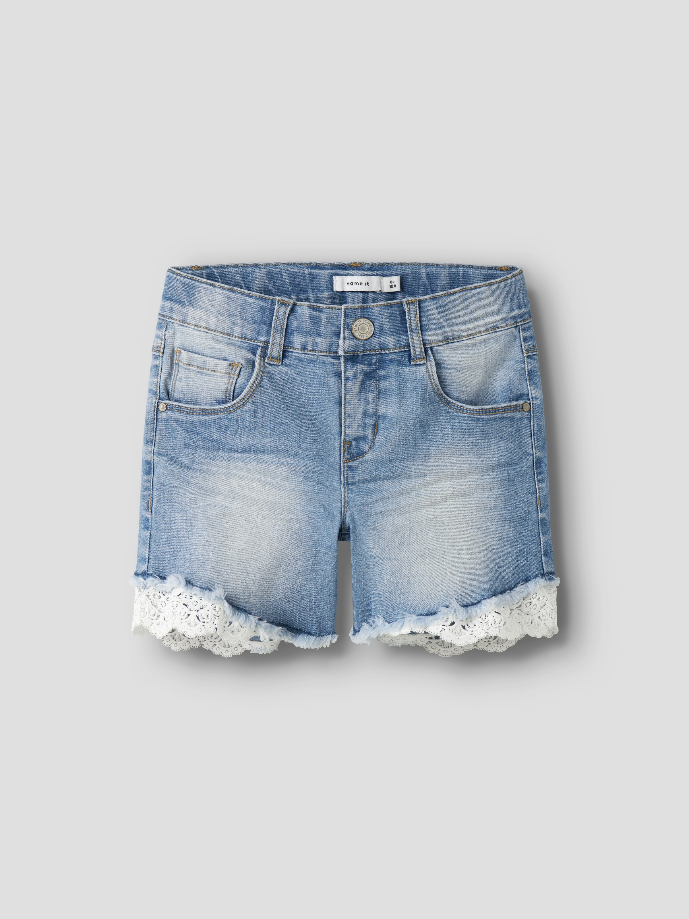 Thumbnail - Name It Jeansshorts "NKFSALLI SLIM DNM SHORTS" Baumwollmischung