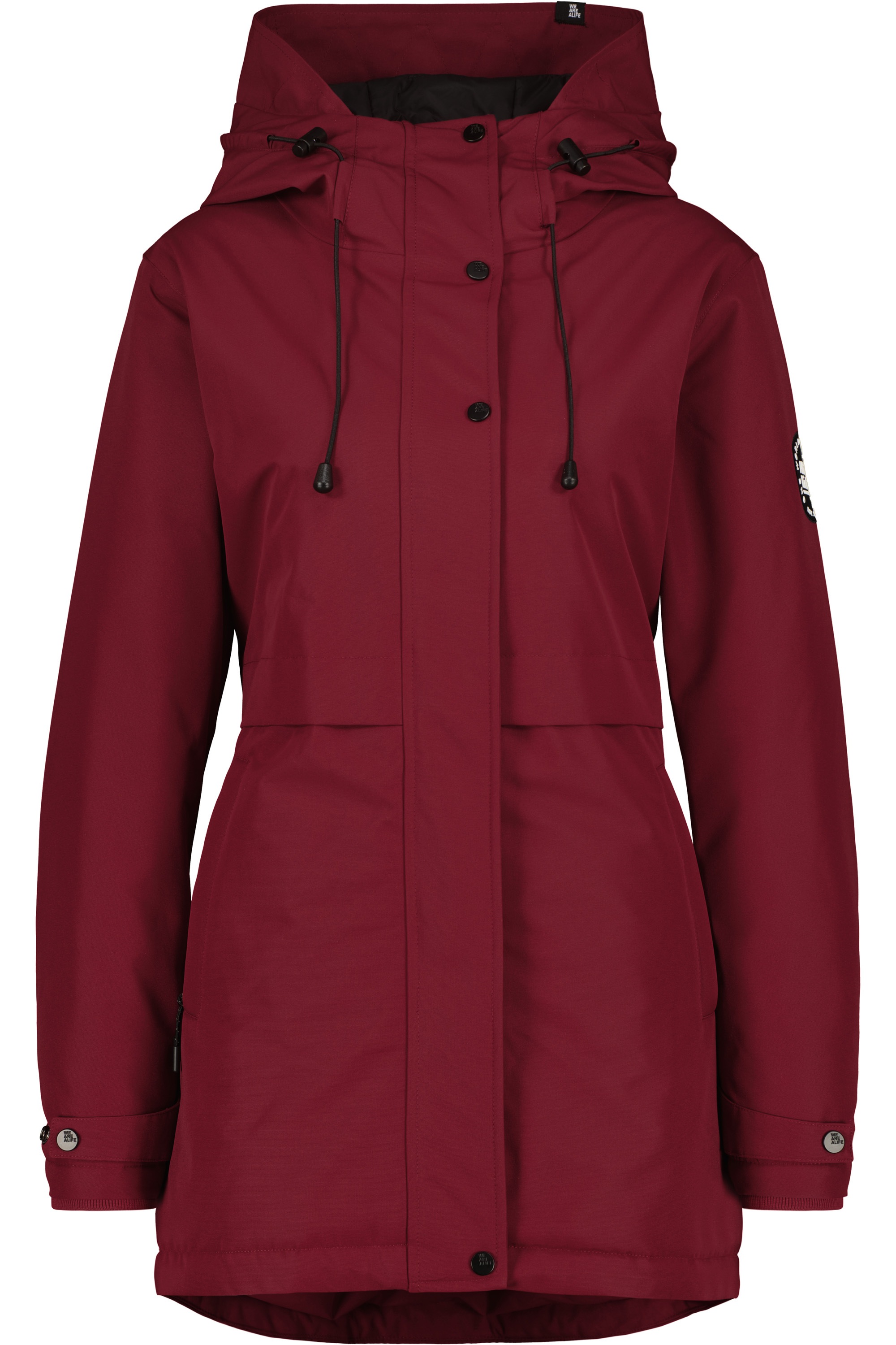 Alife & Kickin Winterjacke "Damen MarlyAK A Winterjacke, Jacke" Leicht taillierte Jacke mit Ärmelbündchen und Kapuze