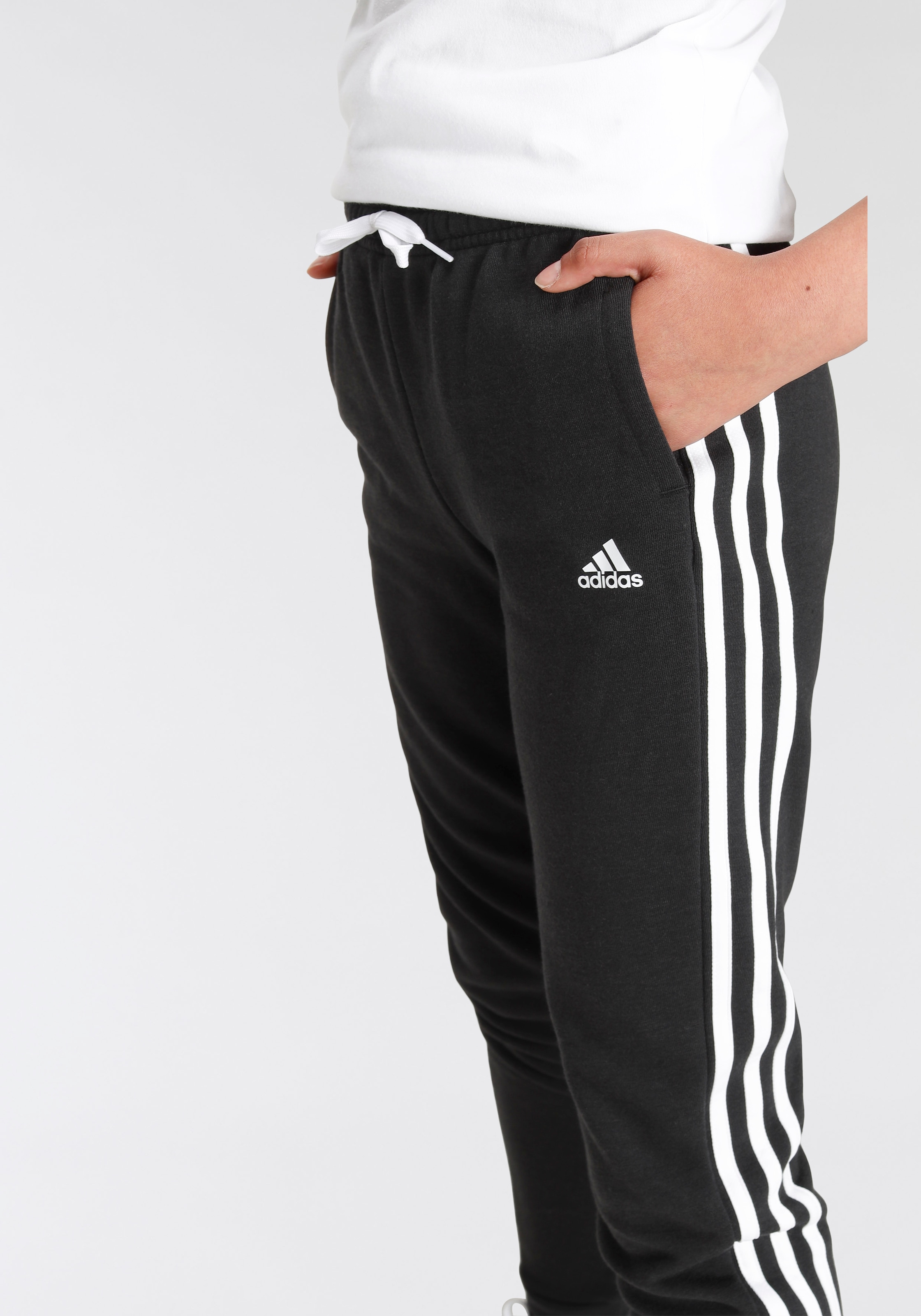 adidas Sportswear Sporthose »ADIDAS ESSENTIALS 3-STREIFEN FRENCH TERRY HOSE«, (1 tlg.)