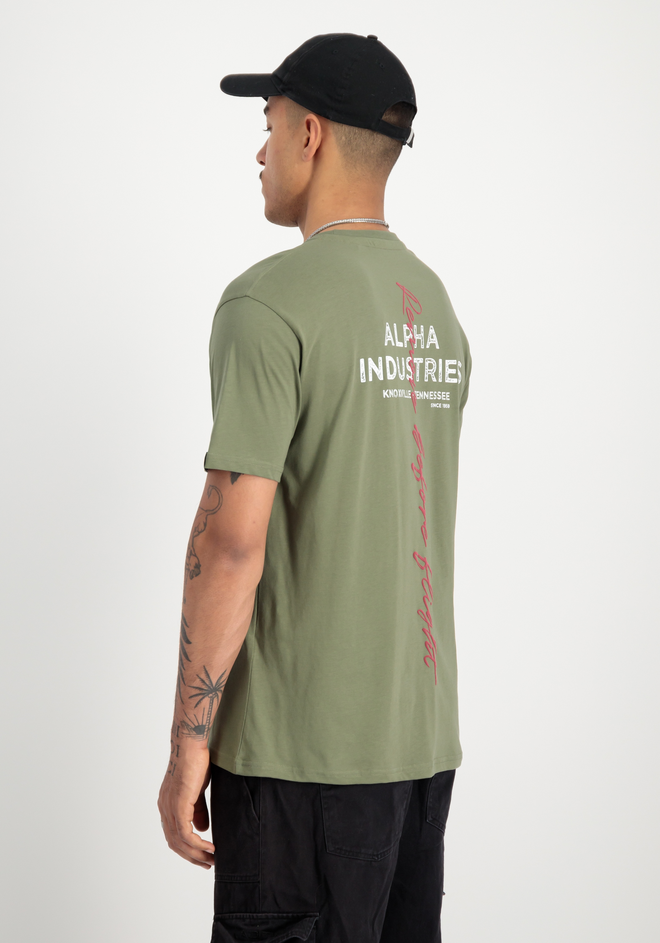Alpha Industries T-Shirt »Alpha Industries Men - T-Shirts Signature Backprint T-Shirt«