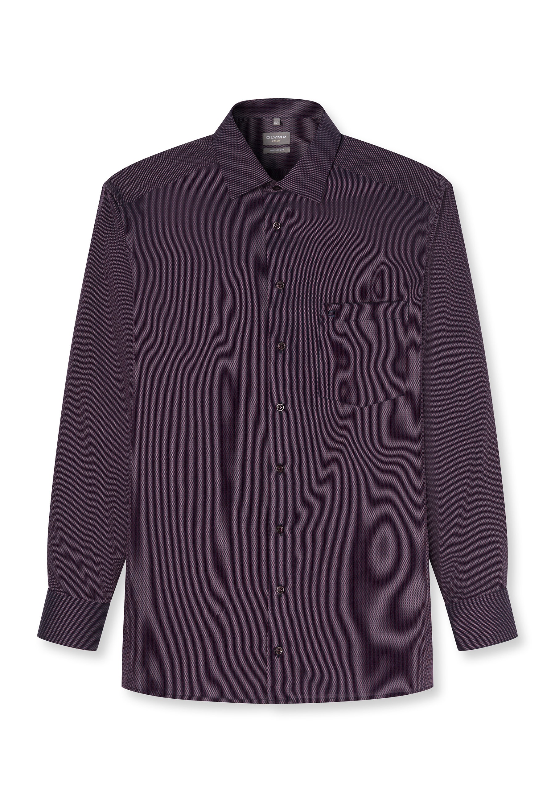 OLYMP Luxor Businesshemd Mauve 45 7