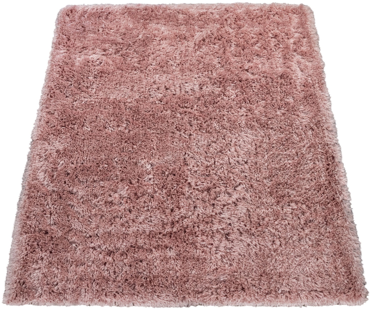 Paco Home Hochflor-Teppich »Akumal 930«, rechteckig, Shaggy, besonders weich durch Softgarn, Uni-Farben