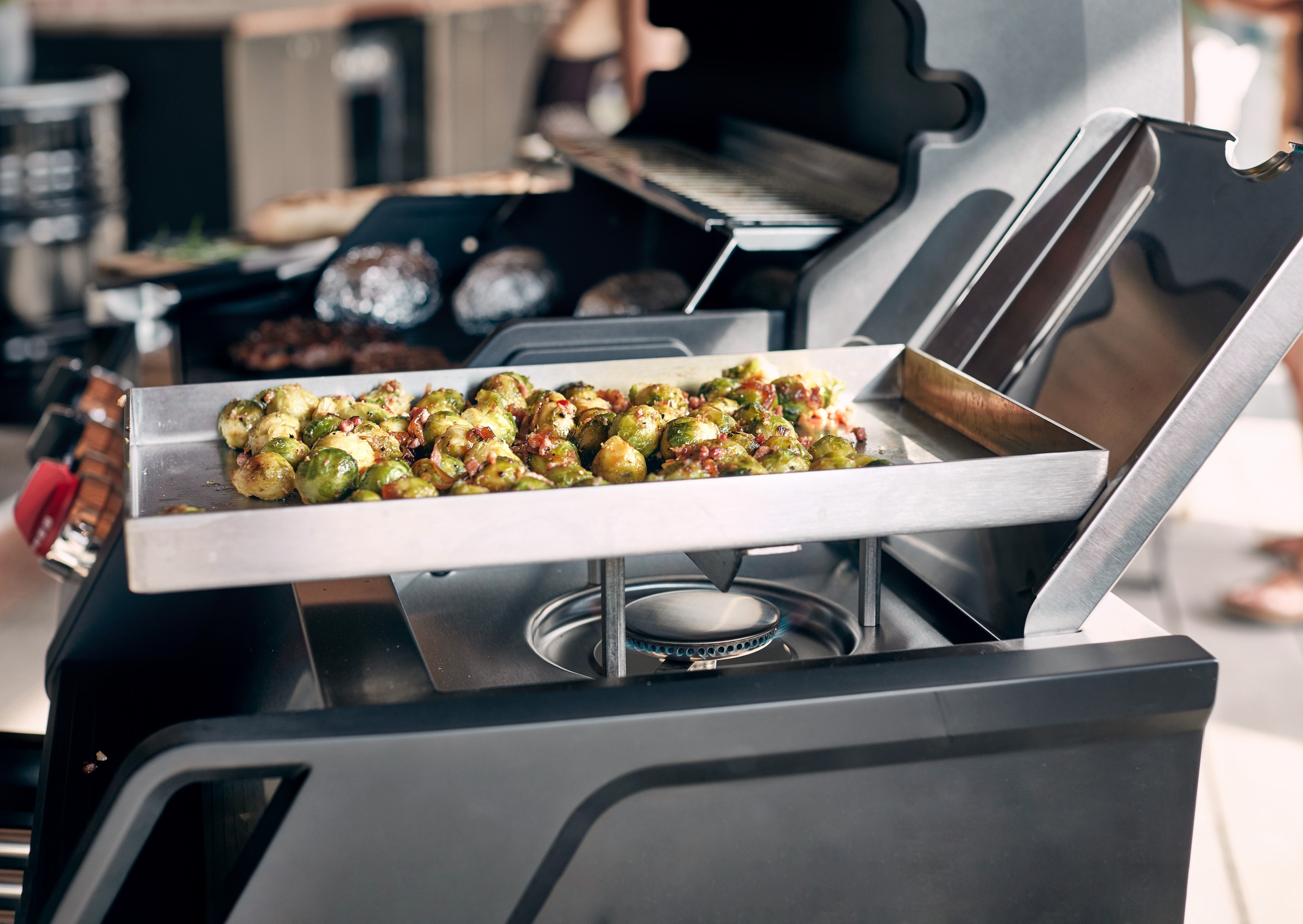 Enders Grillschale Edelstahl 1 tlg. Grillpfanne für Seitenkocher von Monroe günstig online kaufen