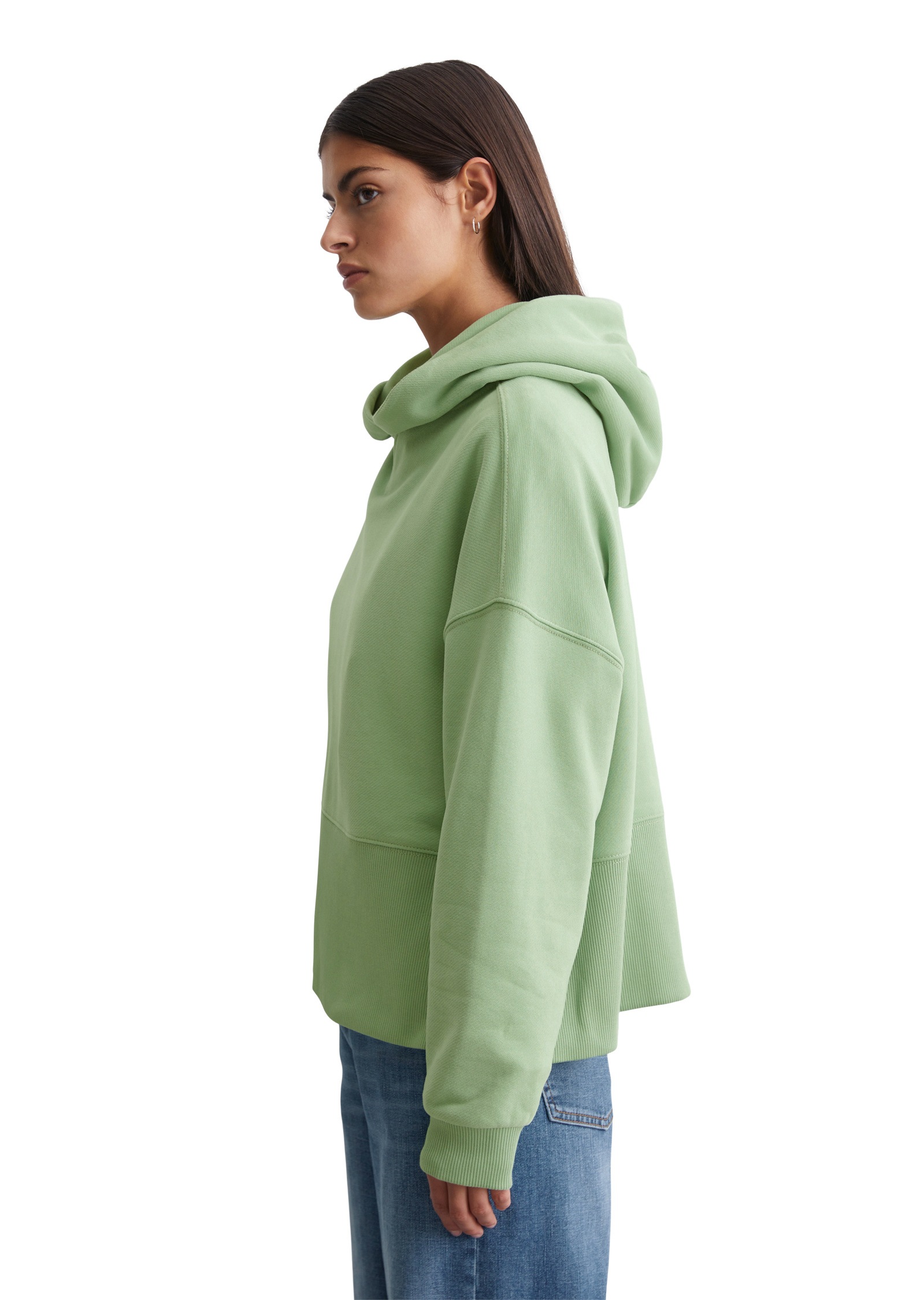 Marc O'Polo DENIM Sweatshirt »mit breitem Rippbund«