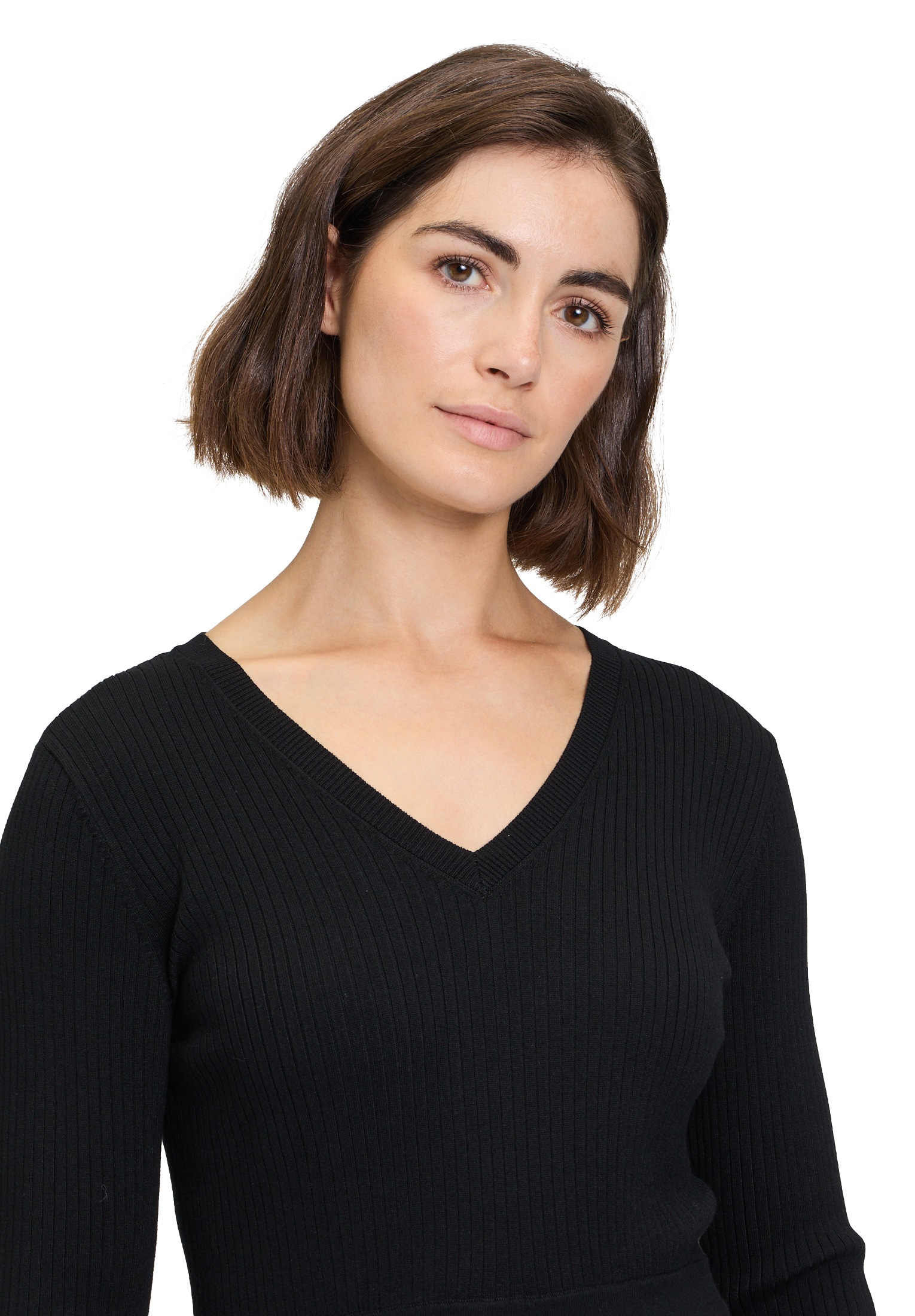 Vera Mont Strickkleid »Vera Mont Strickkleid mit V-Ausschnitt«, Struktur