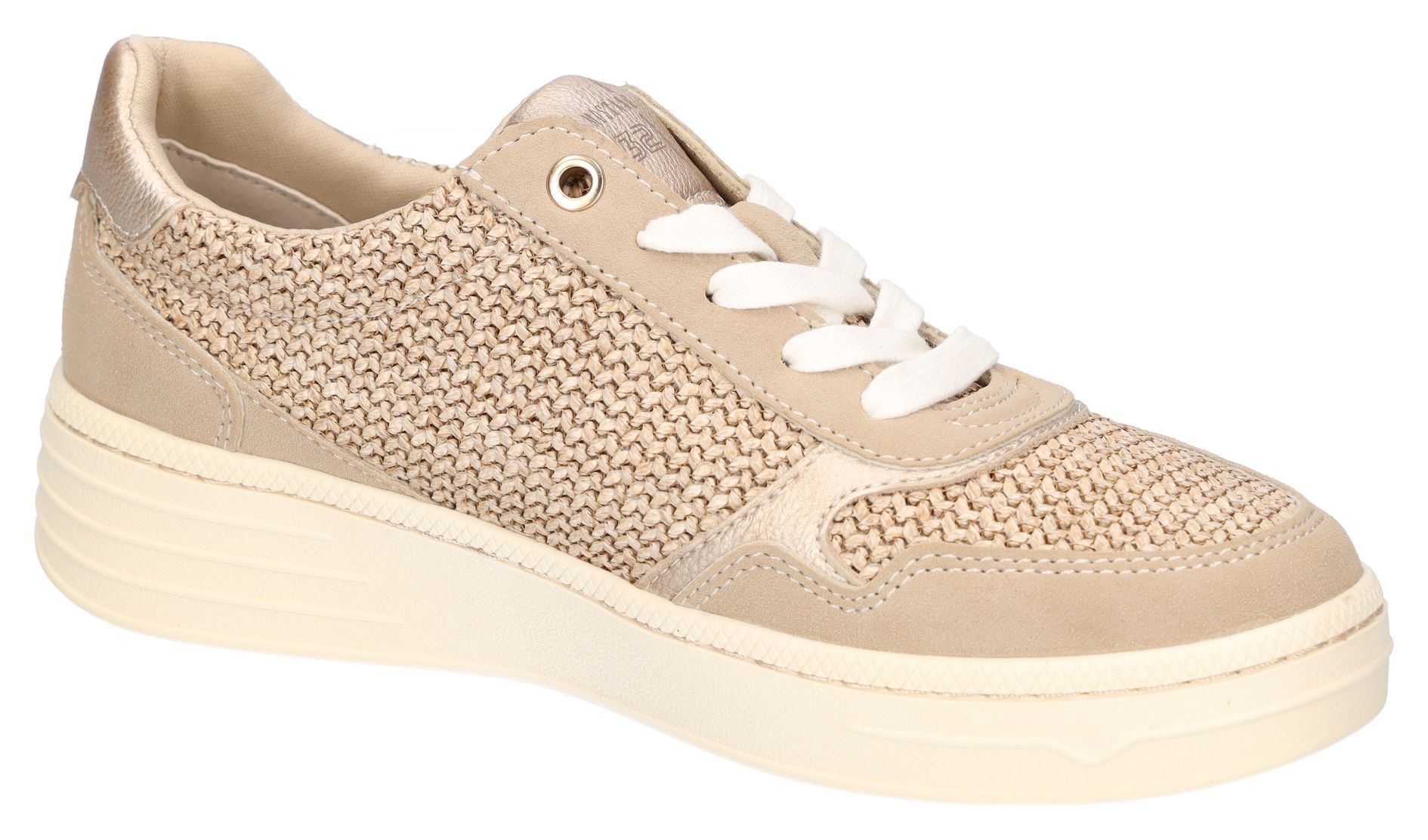 Mustang Shoes Sneaker, Plateausneaker, Schnürschuh mit Glitzernieten