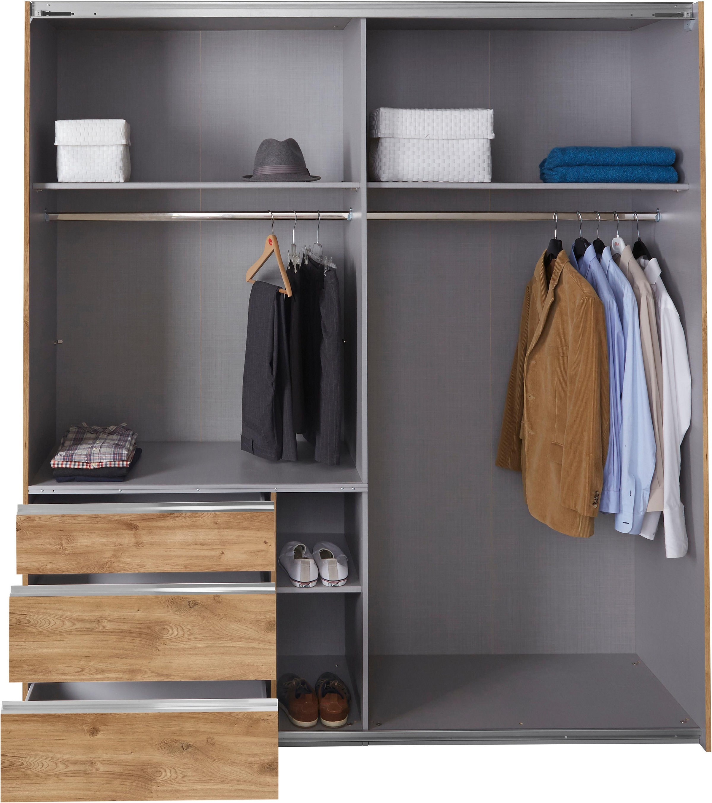 Thumbnail - Wimex Schwebetürenschrank "Level by fresh to go" mit Glastüren