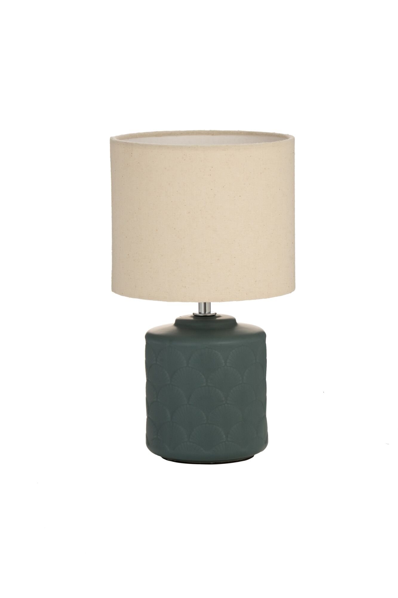 Pauleen Tischleuchte »Glowing Midnight Keramik«, beige/green 1 230V Stoff/ matt | max20W E14 flammig-flammig, BAUR