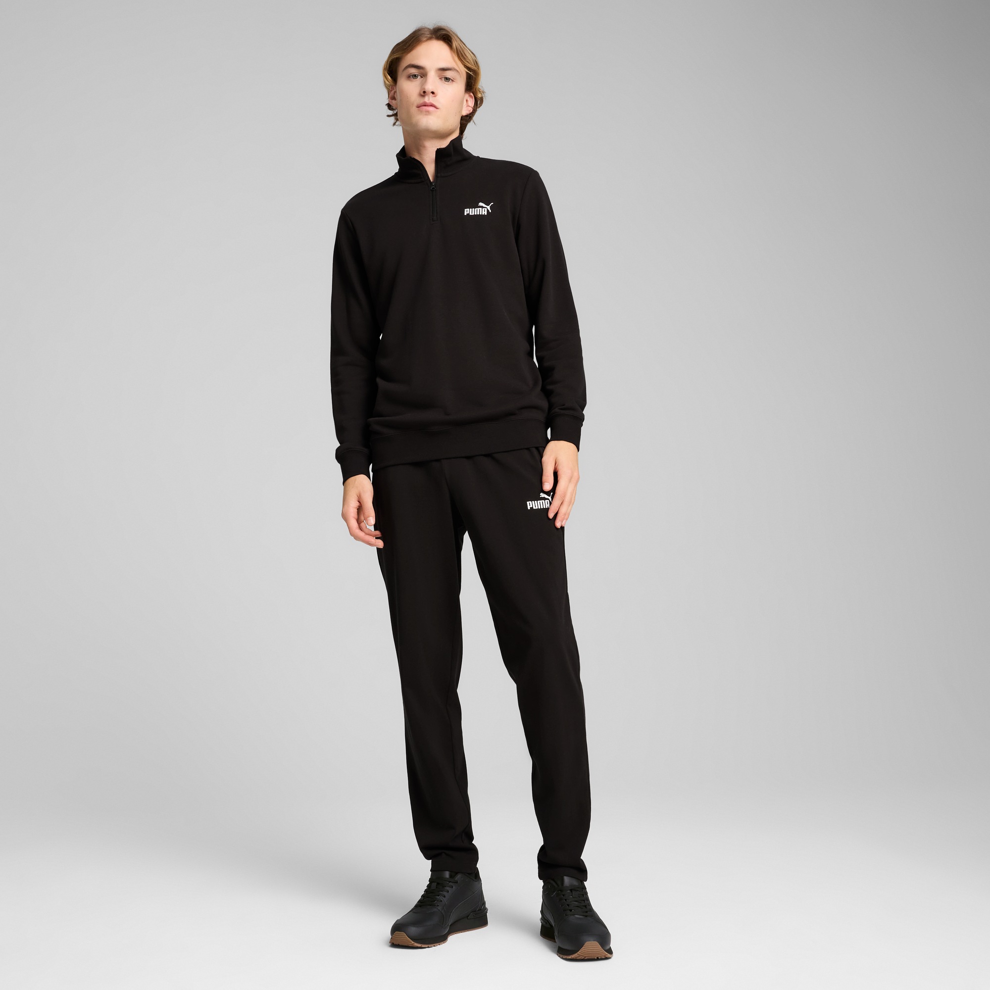 Thumbnail - PUMA Langarmshirt "ESS NO. 1 LOGO HALF-ZIP TR" Regular Fit, mit Reißverschluss bis zum Hals