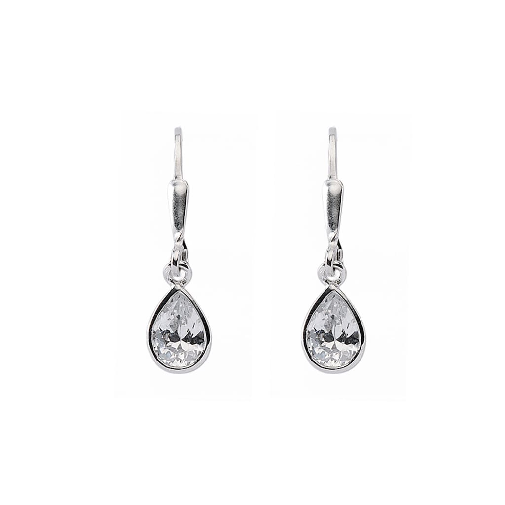 Adelia´s Paar Ohrhänger »925 Silber Ohrringe Ohrhänger« mit Zirkonia Silberschmuck für Damen