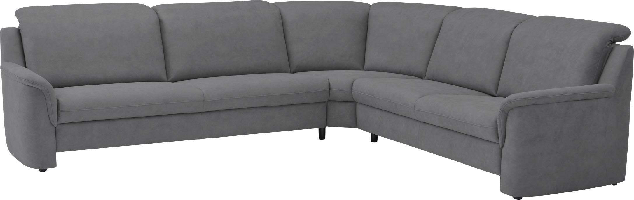 VILLA BECK Ecksofa »Garda L-Form«, (4 St.), inklusive Kopfteilverstellung, Stellmaß 309x277 cm