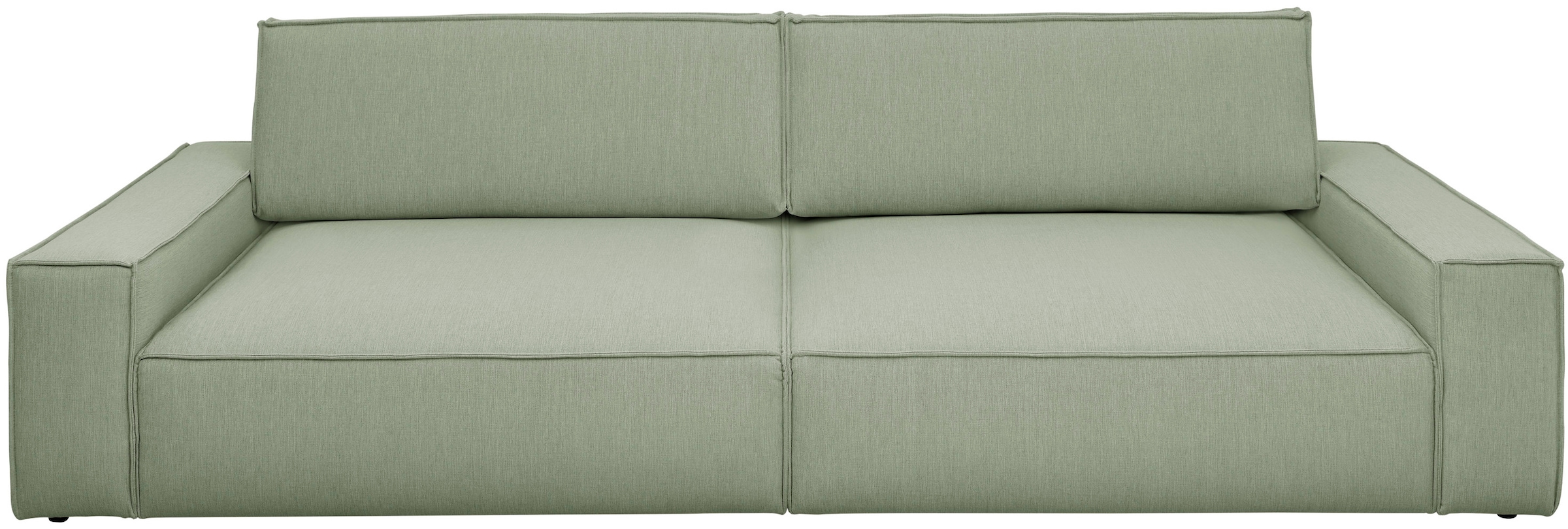 Home affaire Big-Sofa »NEU: SHERWOOD XXL, Big-Sofa (316cm), extra tiefe Sitzfläche 95 cm«, bequemer Sitzkomfort, Cord u. Leinenoptik, Kedernaht