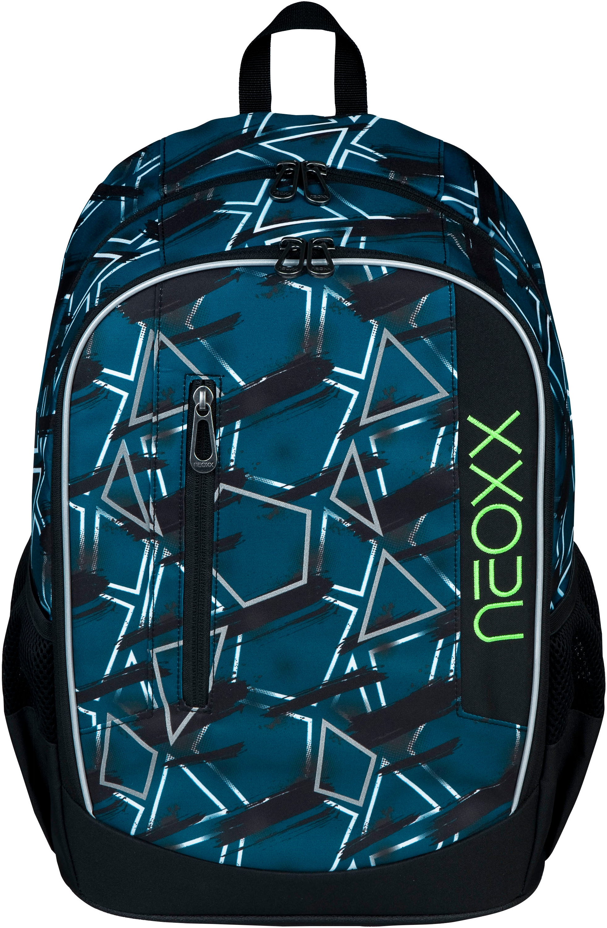 neoxx Schulrucksack "Flow, Flash Yourself", teilweise aus recyceltem Material