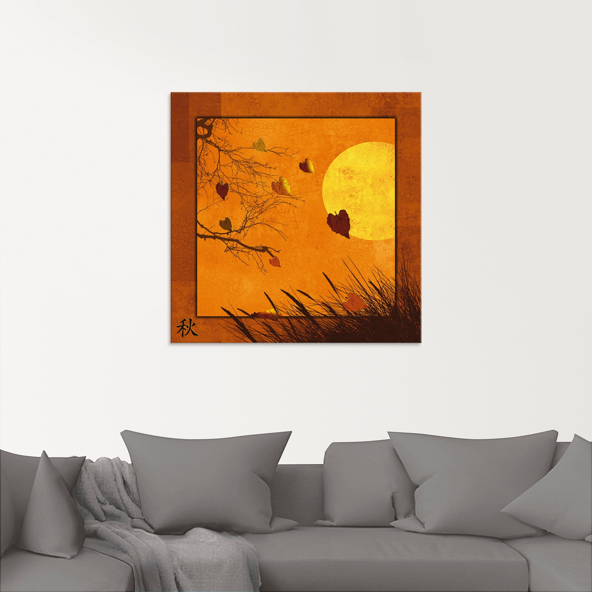 Artland Glasbild »Serie vier Jahreszeiten - Herbst«, Vier Jahreszeiten, (1 St.), in verschiedenen Größen