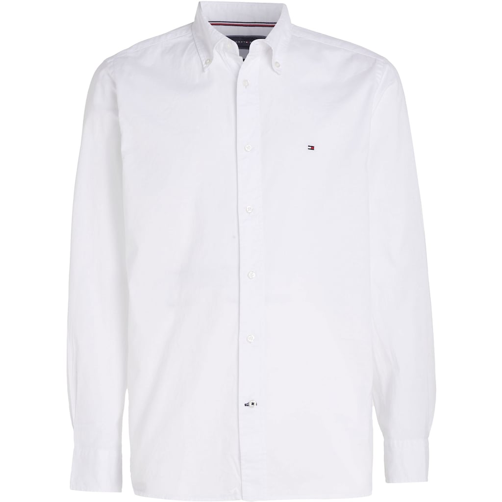 Tommy Hilfiger Langarmhemd »LA-Hemd Flex Poplin«