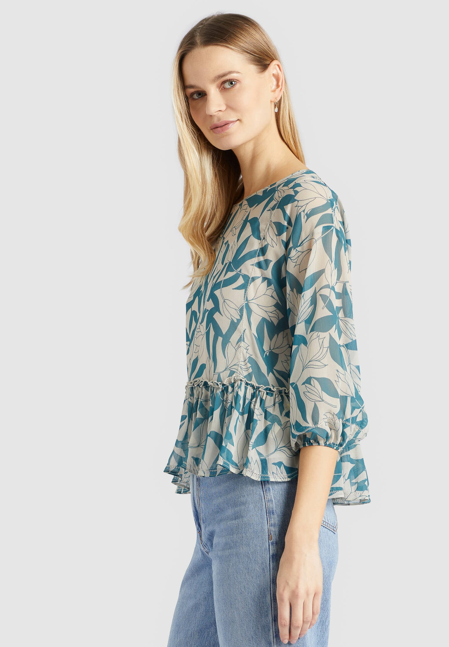 khujo Chiffonbluse »khujo Bluse KLEMENTINA«, mit separatem Trägertop