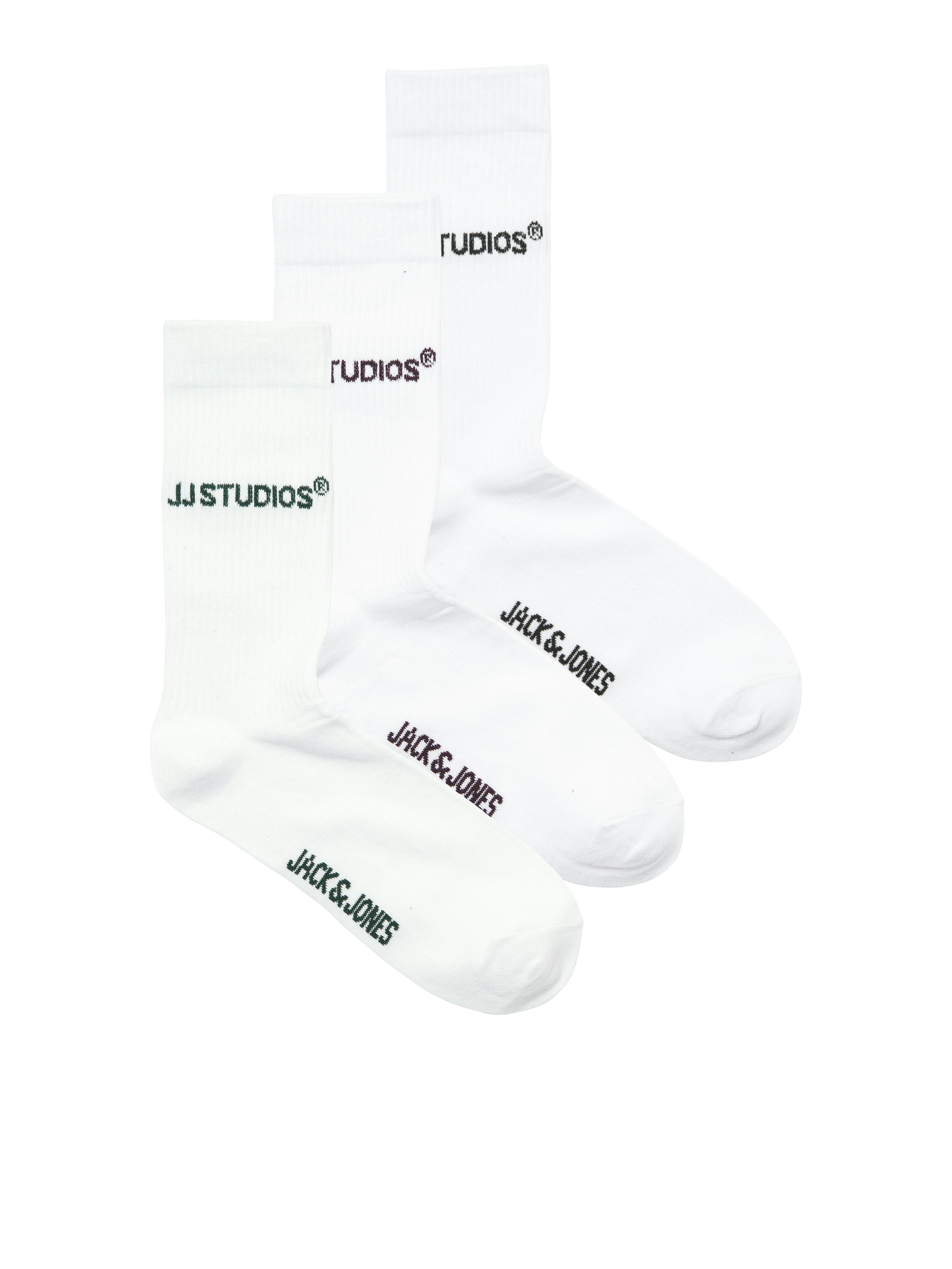 Jack & Jones Freizeitsocken "JACSOHO TENNIS SOCKS 3 PACK NOOS", (Packung, 3 günstig online kaufen