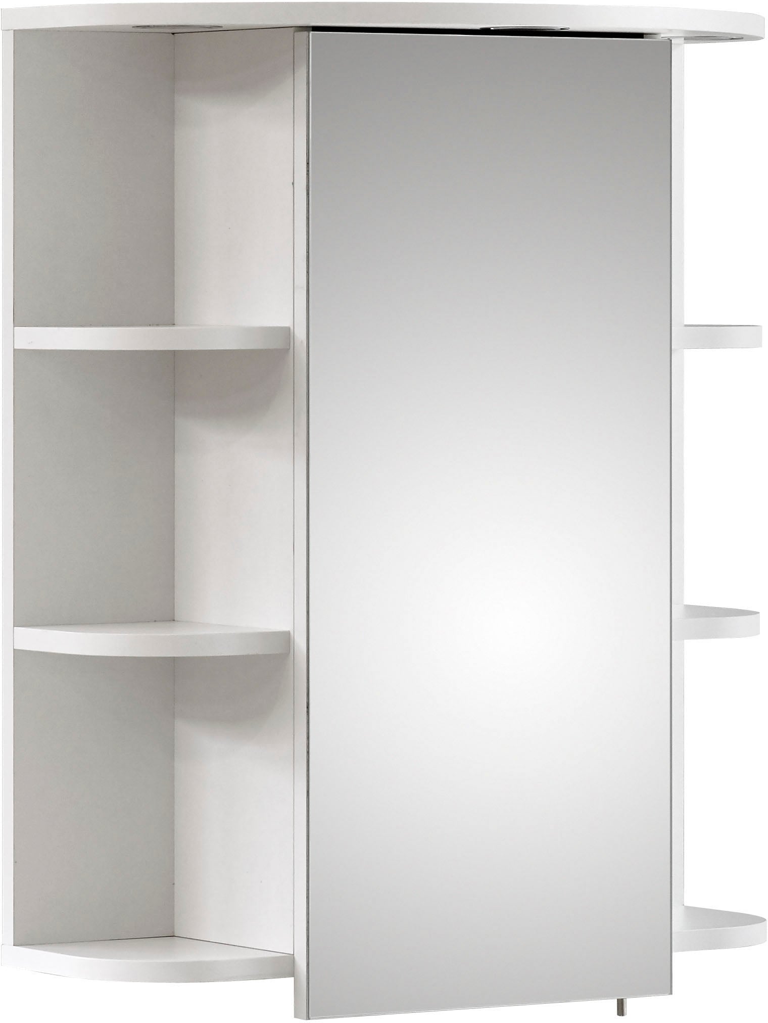 Saphir Badmöbel-Set »Quickset 335 5-teilig, Waschbeckenunterschrank mit LED-Spiegelschrank«, (5 St.), Hochschrank, Unterschrank, Hängeschrank, inkl. Türdämpfer, 7 Türen