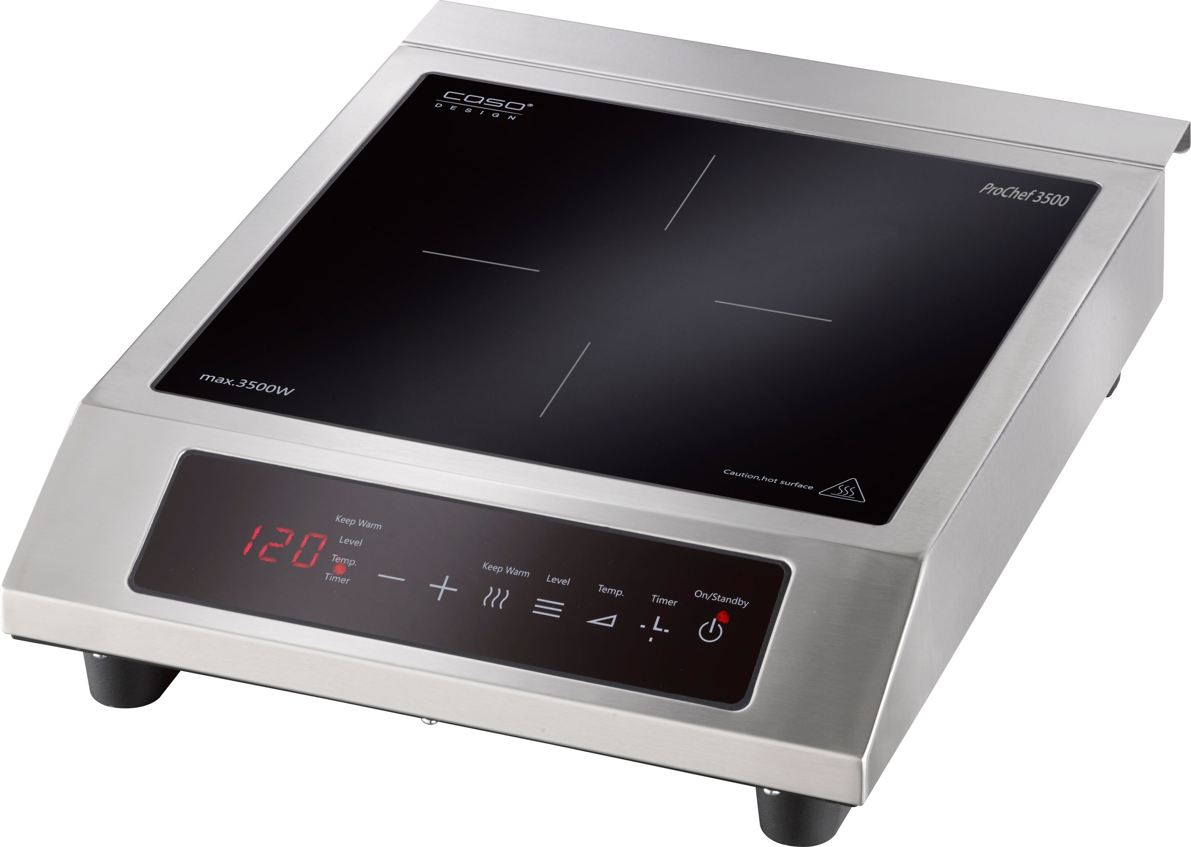 Caso Einzel-Induktionskochplatte "2364 Pro Chef 3500"